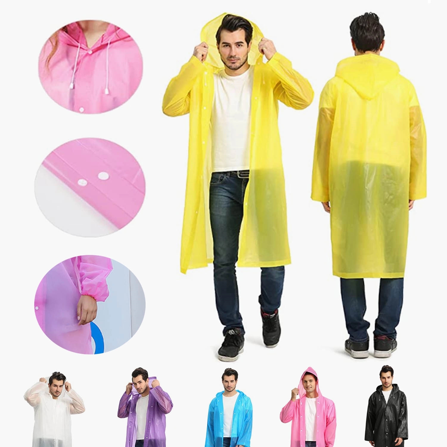 Reusable Adults Raincoat 2