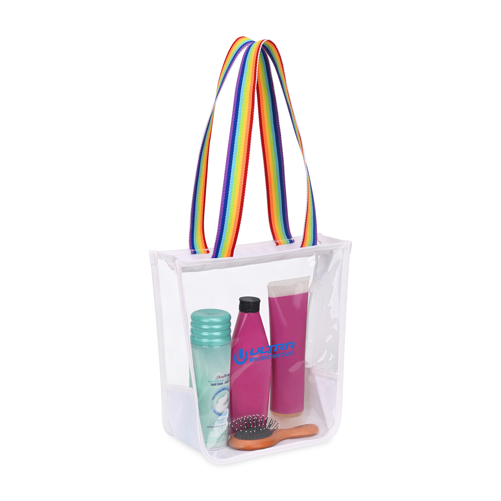 Sigma Clear Zippered Tote 28