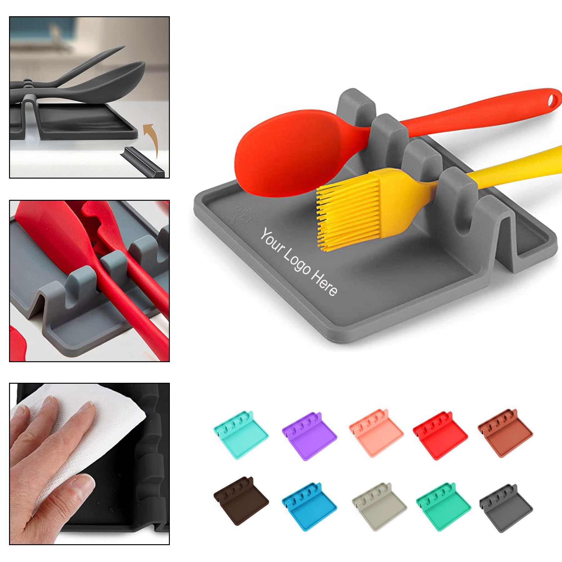 Silicone Utensil Rest