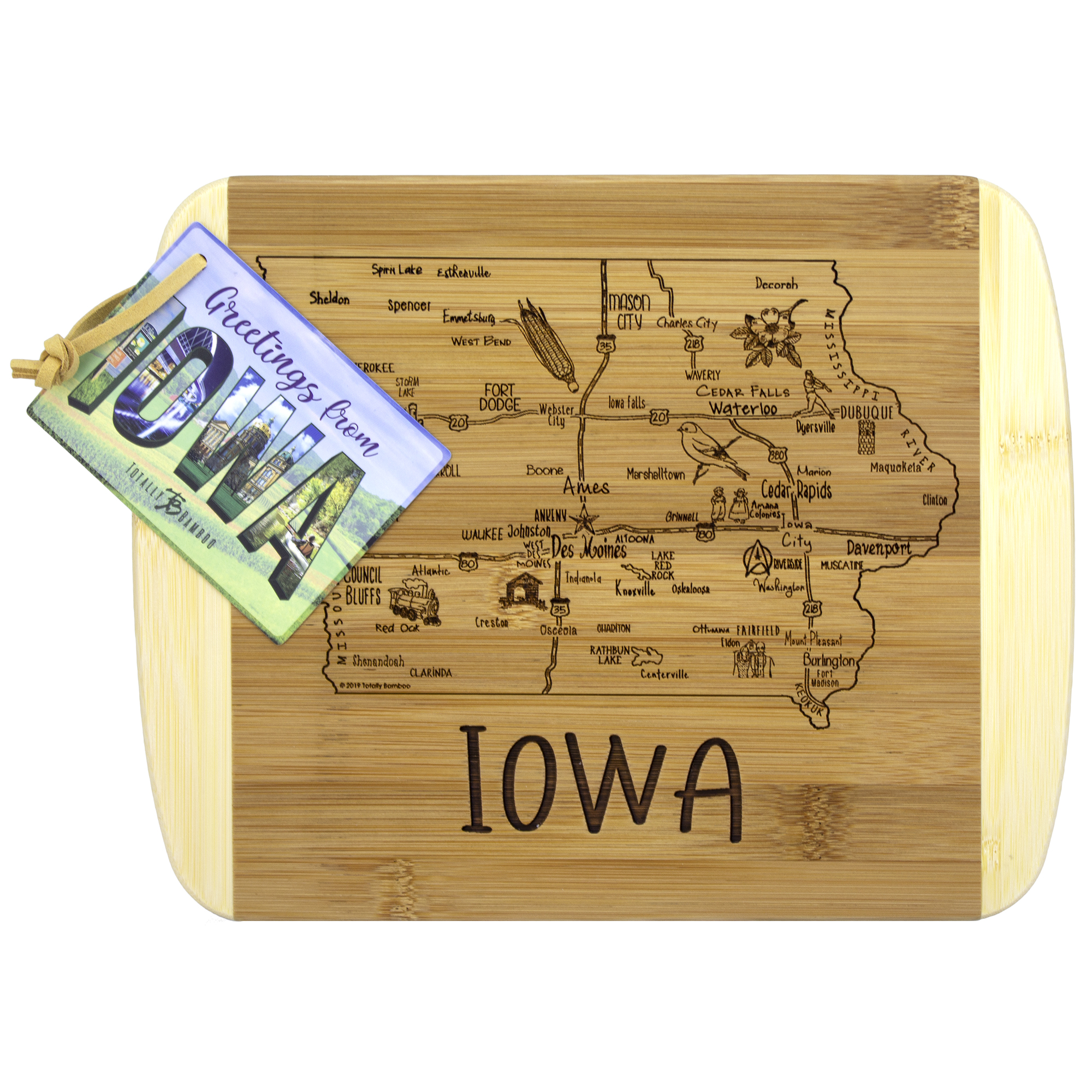 A Slice of Life Iowa Serving & Cutting Board 3