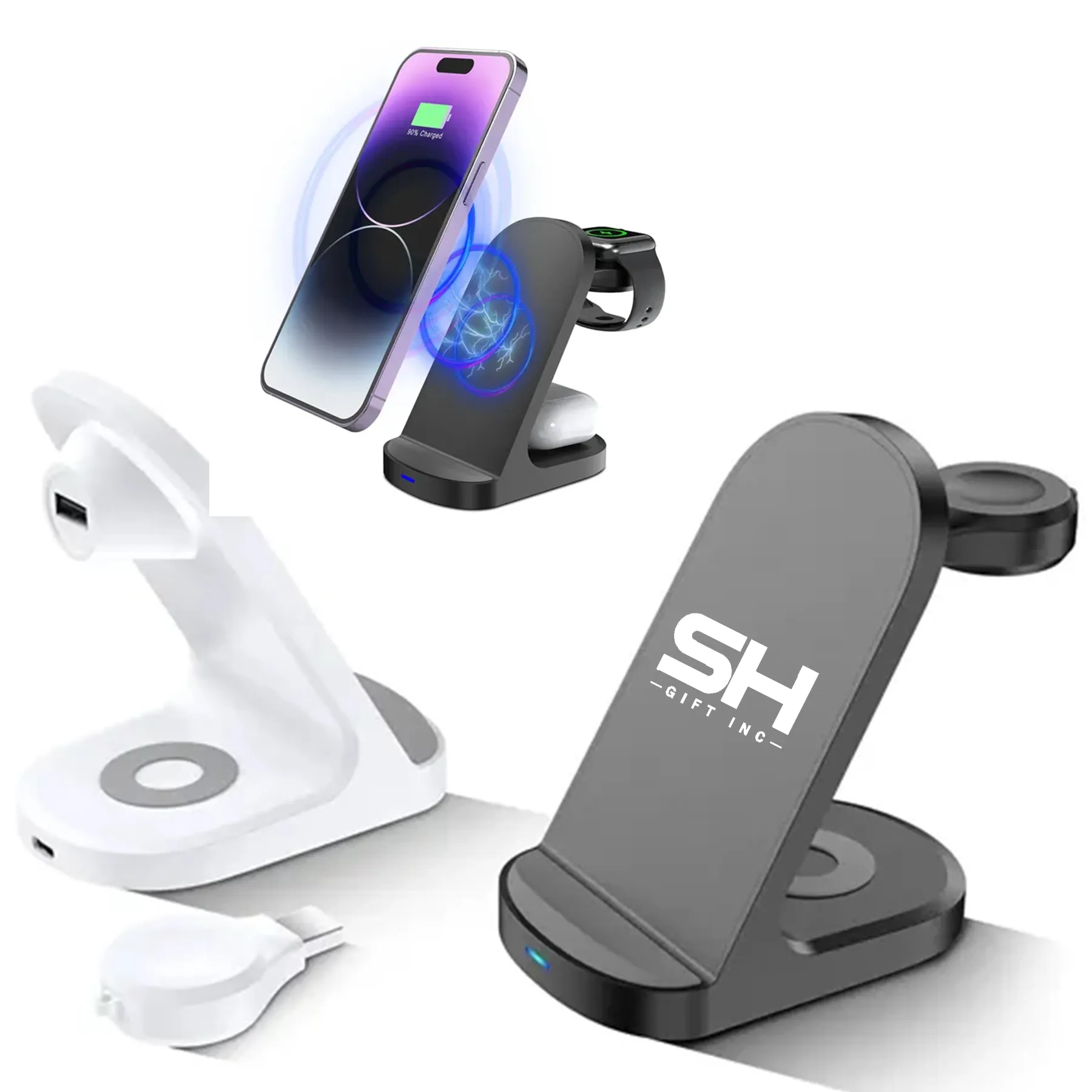 3 in 1 Wireless Charging Dock Phone Charger Station 4