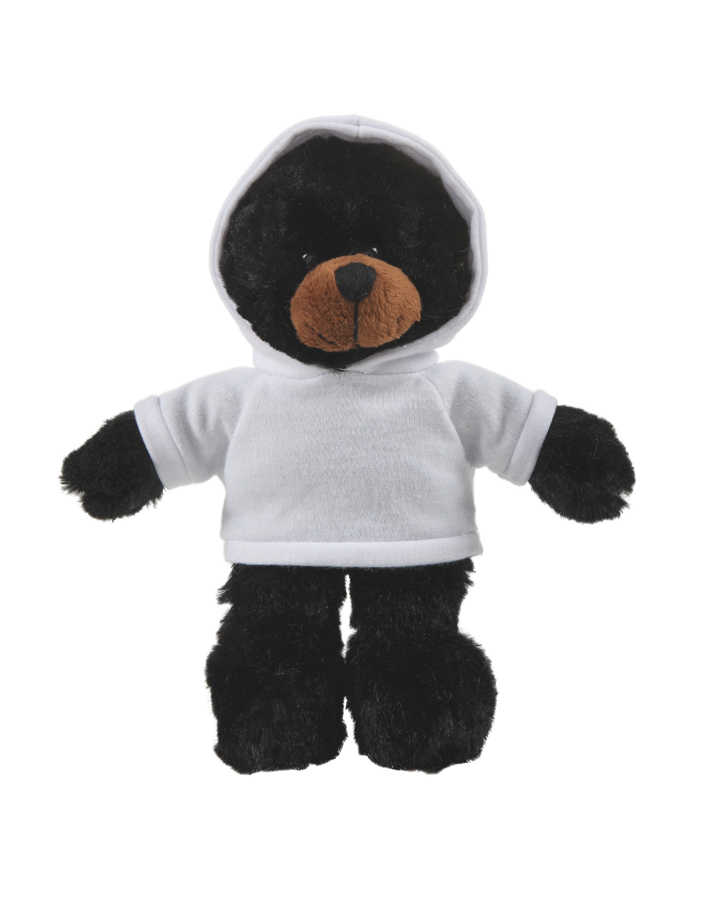 soft plush Black Bear with hoodie 1