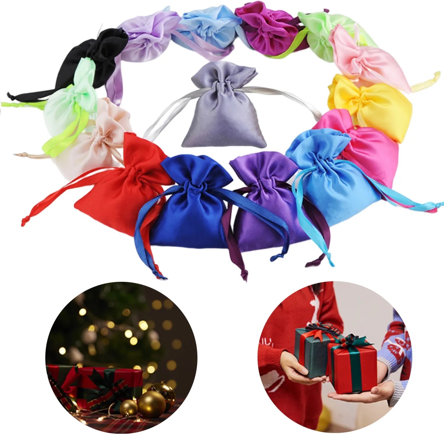 9"X 6" Satin Gift Bag 1