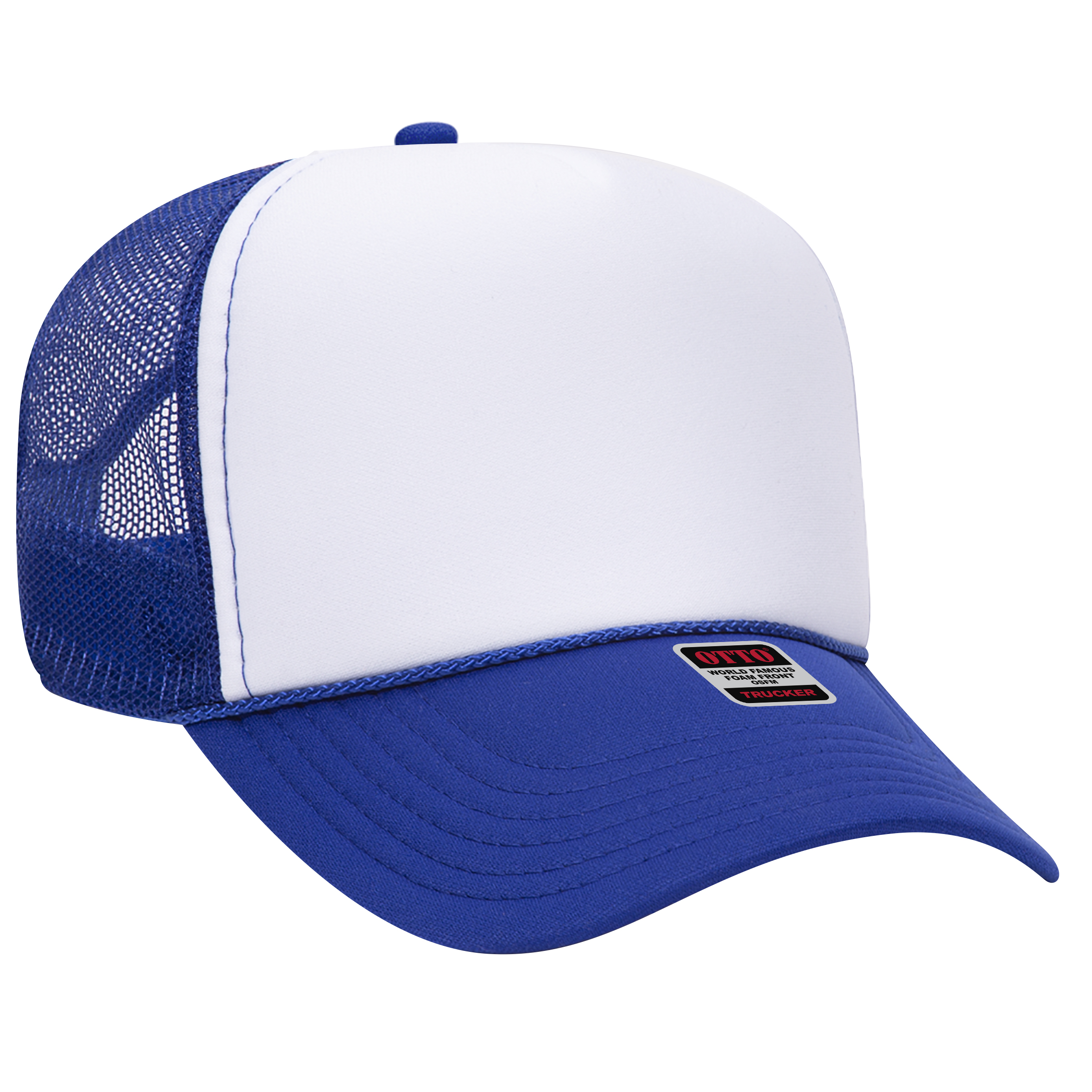 OTTO CAP® 5 Panel Mid Profile Mesh Back Trucker Hat 33