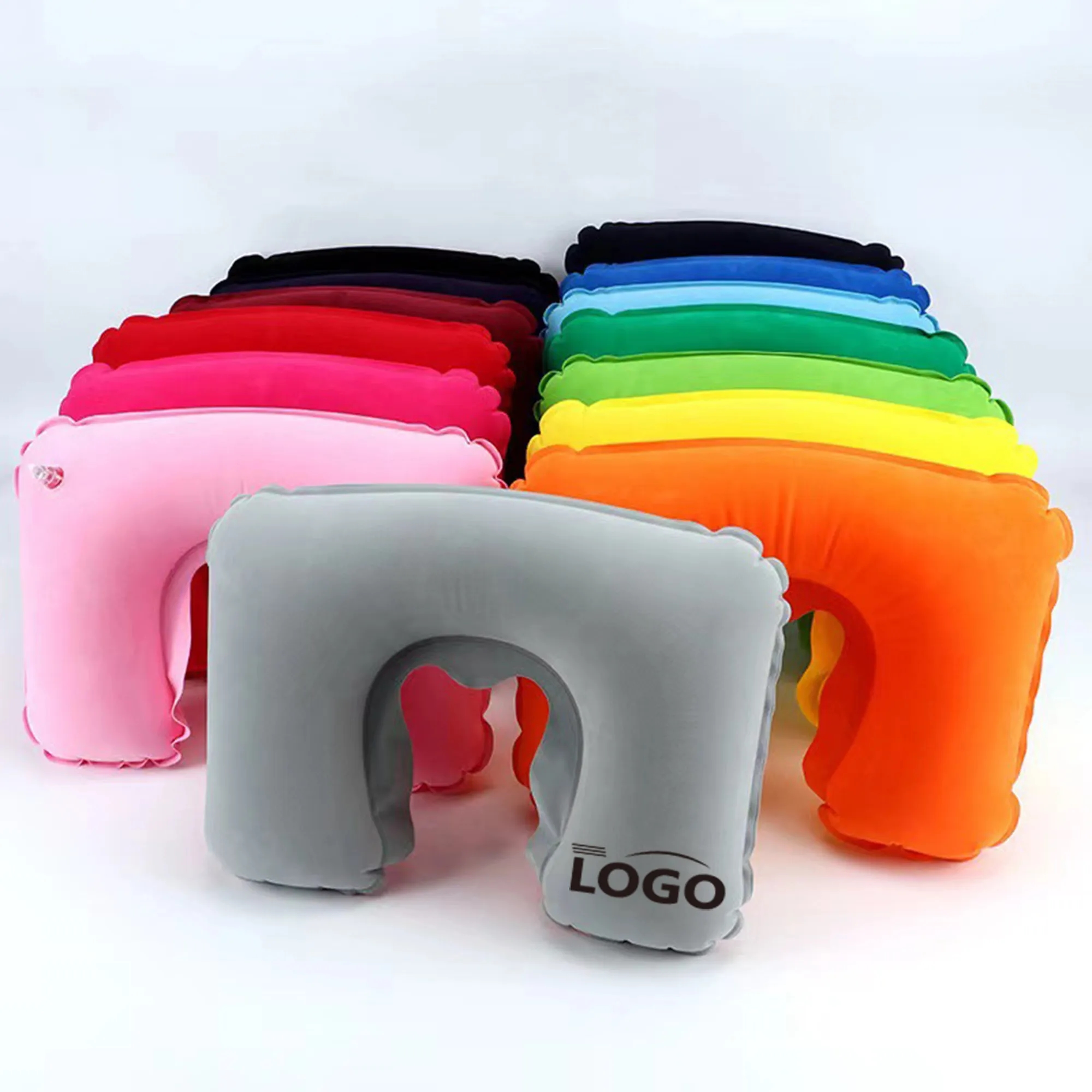 U-Shaped Inflatable Pillow Neck Support Travel 8
