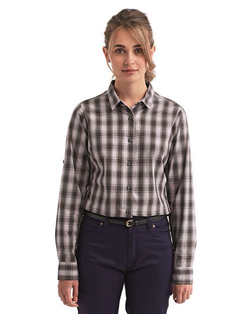 Women's Mulligan Check Cotton Dress Shirt - RP350 10