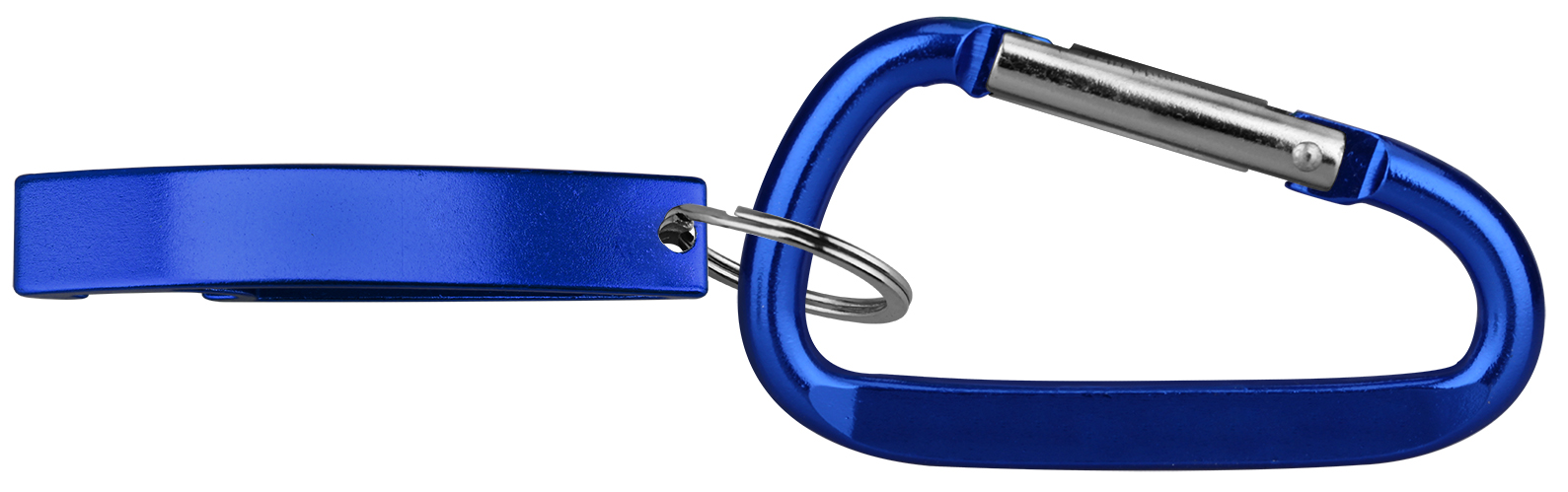 Jumbo size stylish eye shape bottle opener with split key ring & carabineer 2