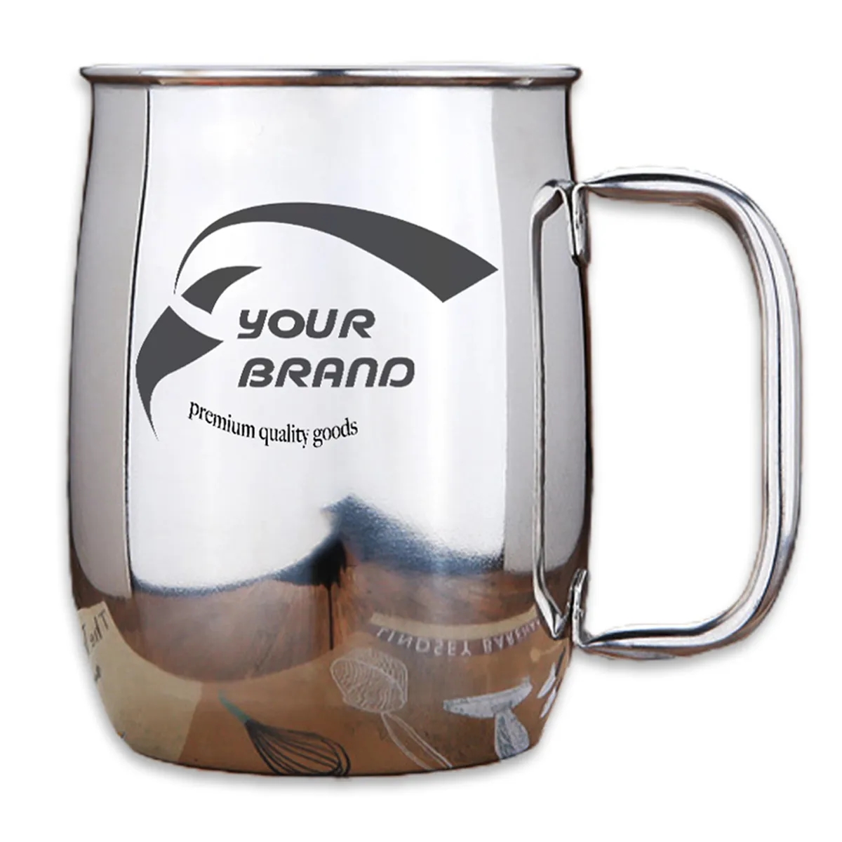 33oz Stainless Steel Mule Mug Drinking Mugs with Handles 2