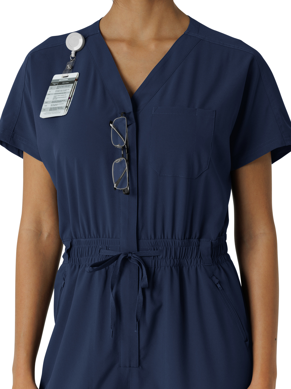 Wink - Renew - Women's Seven-Pocket Cargo Jogger Jumpsuit 14