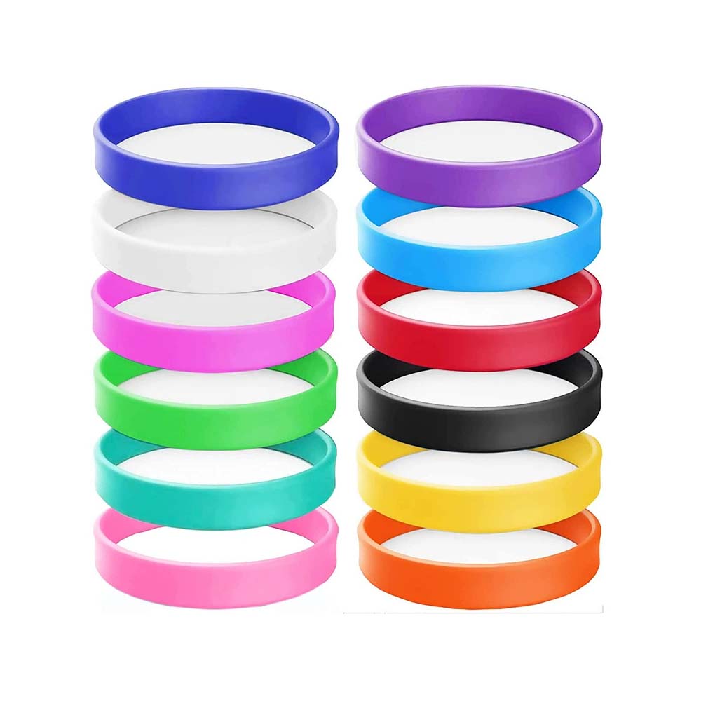 Rubber Bracelets Silicone Wrist Bands 2