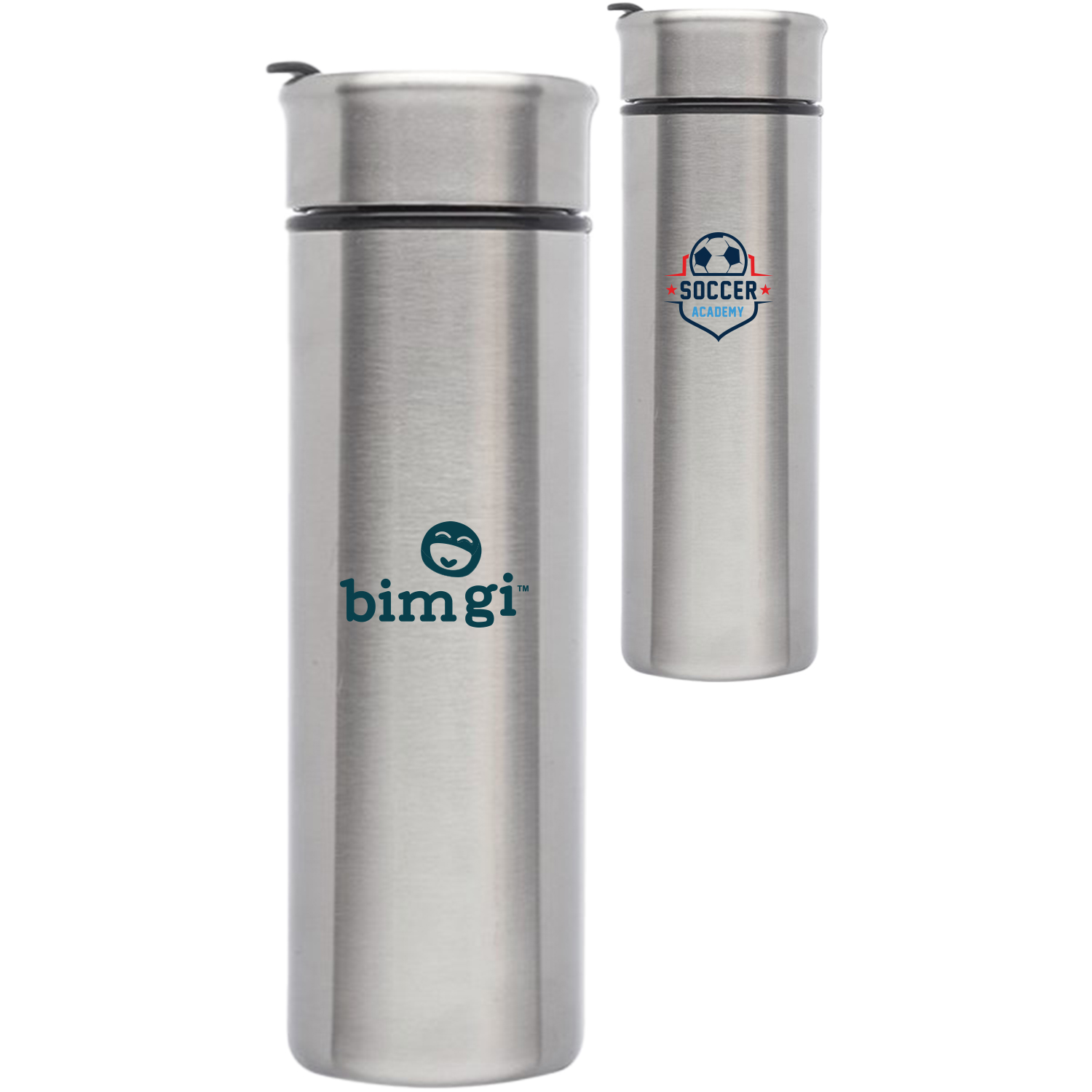 14 oz. Fritz Stainless Steel Spill Proof Travel Mugs 2