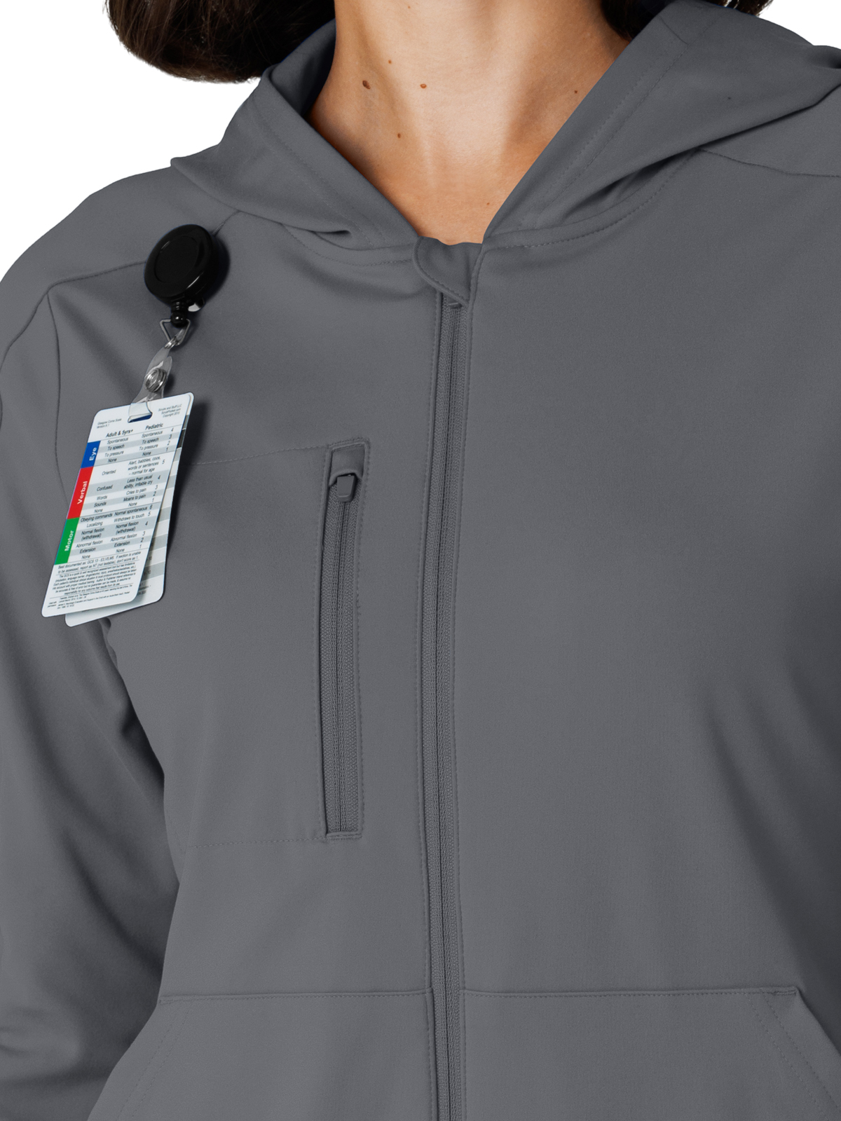 Wink - Renew - Knit Womens Four-Pocket Zip Hoodie 11