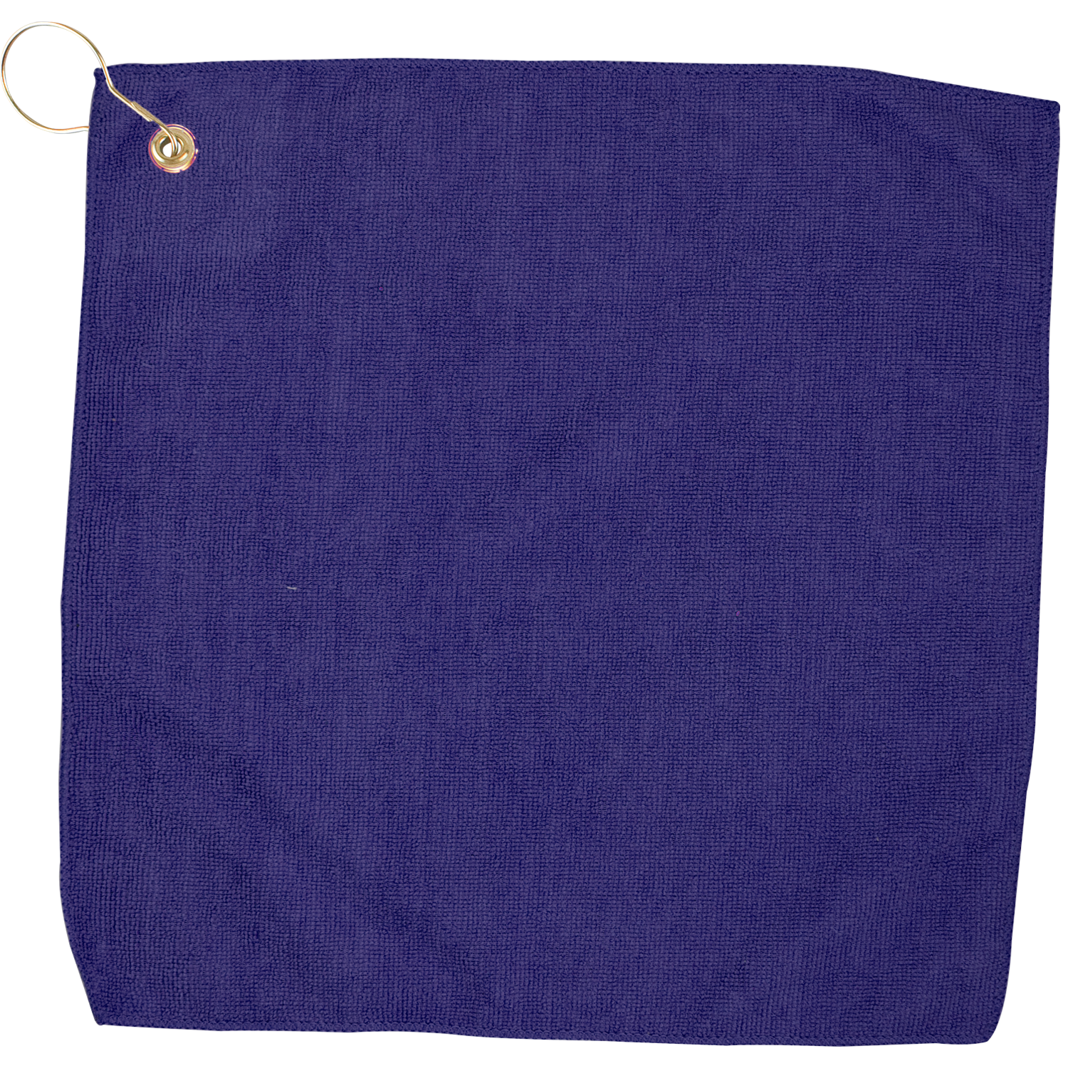 15" X 15" RPET Hemmed Golf Towel with Hook & Grommet 2