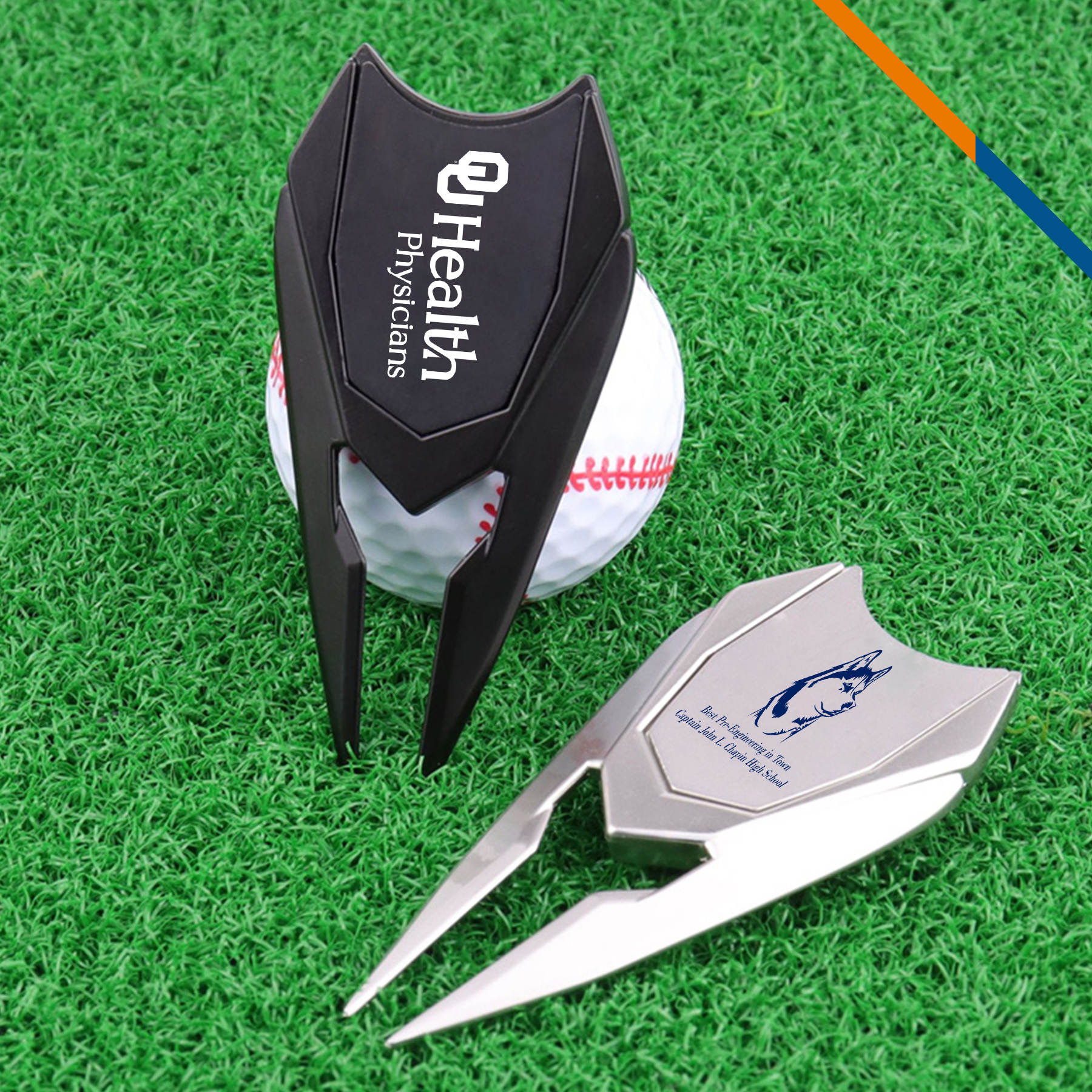 Tecco 6in1 Ball Marker Golf Divot Tool 5