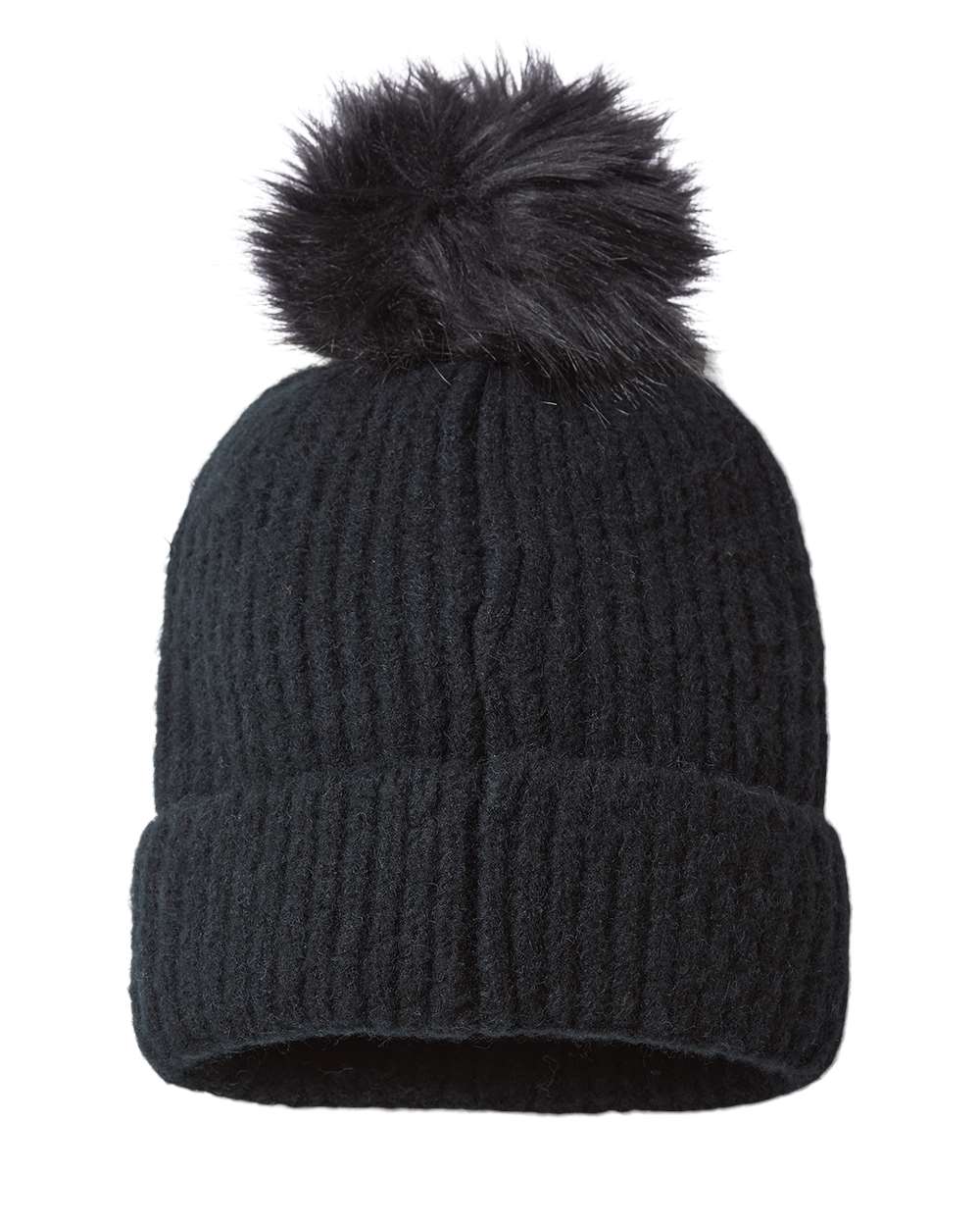 Winter Blur™ Pom-Pom Cuffed Beanie - 186210 6