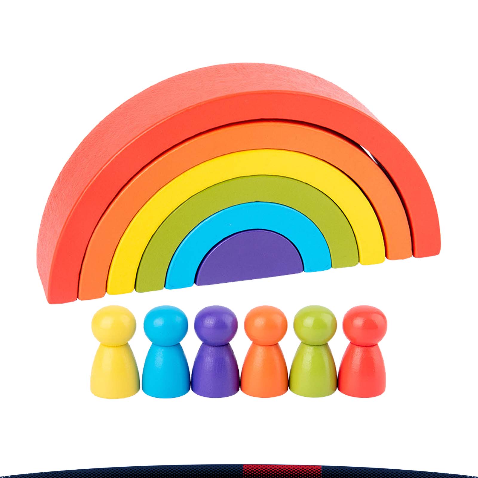 Colorful Rainbow Blocks Set 6