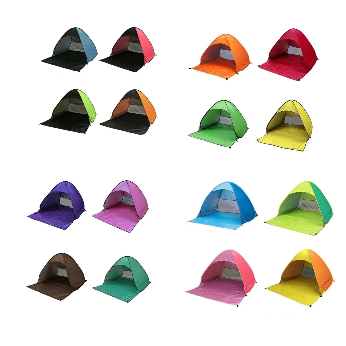 Sun Protection Foldable Waterproof Pop Up Beach Tent 3