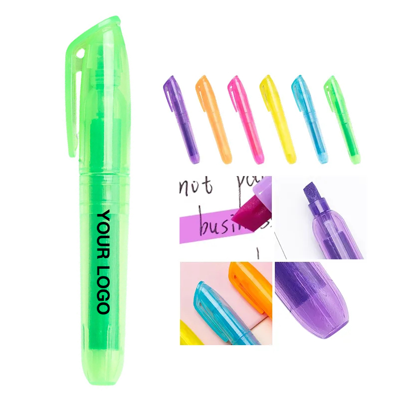 Vibrant Highlighter Pen with Full-Color Print 6