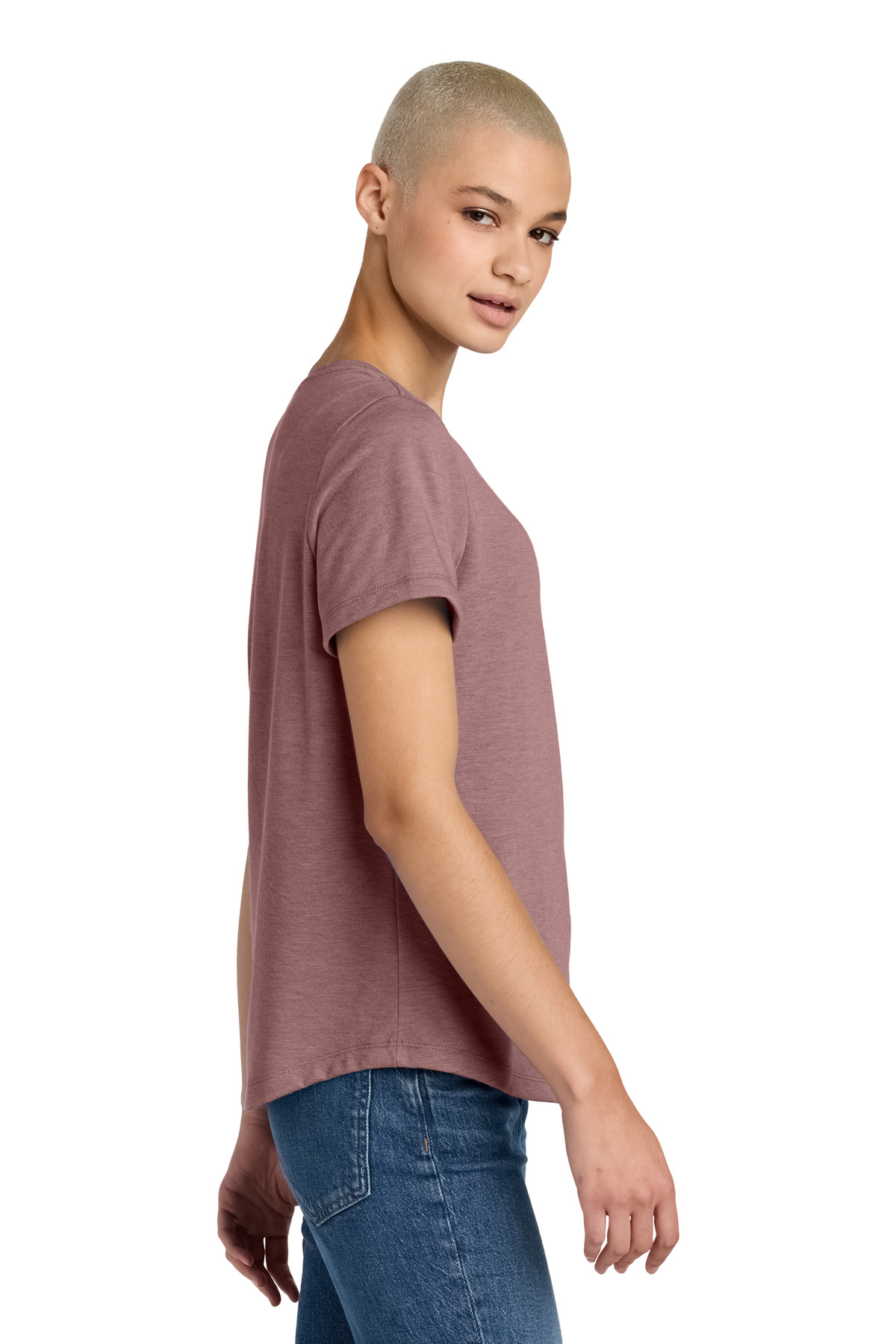Allmade Women's Relaxed Tri-Blend Scoop Neck Tee AL2015 21