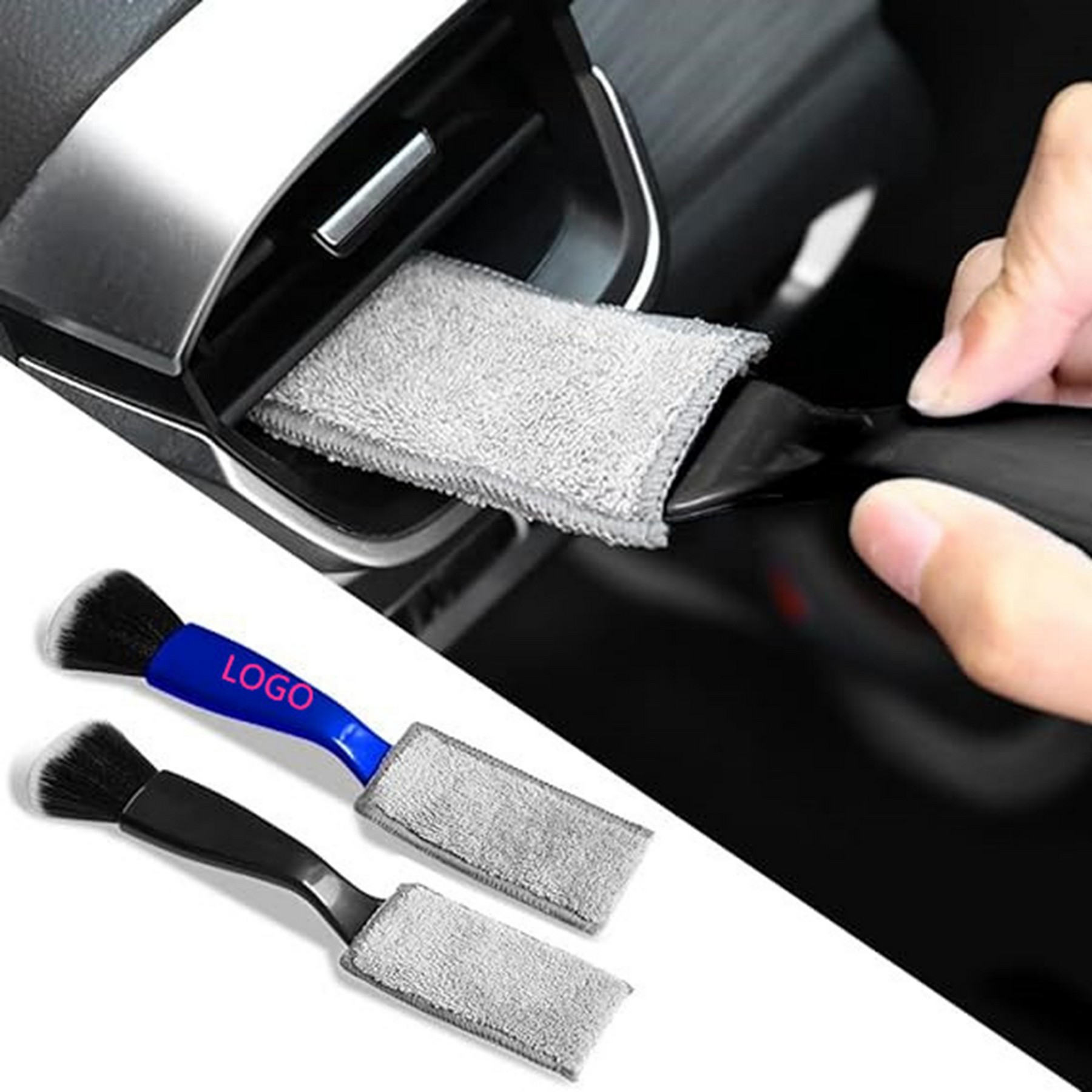 Double Head Brush for Car Clean 3