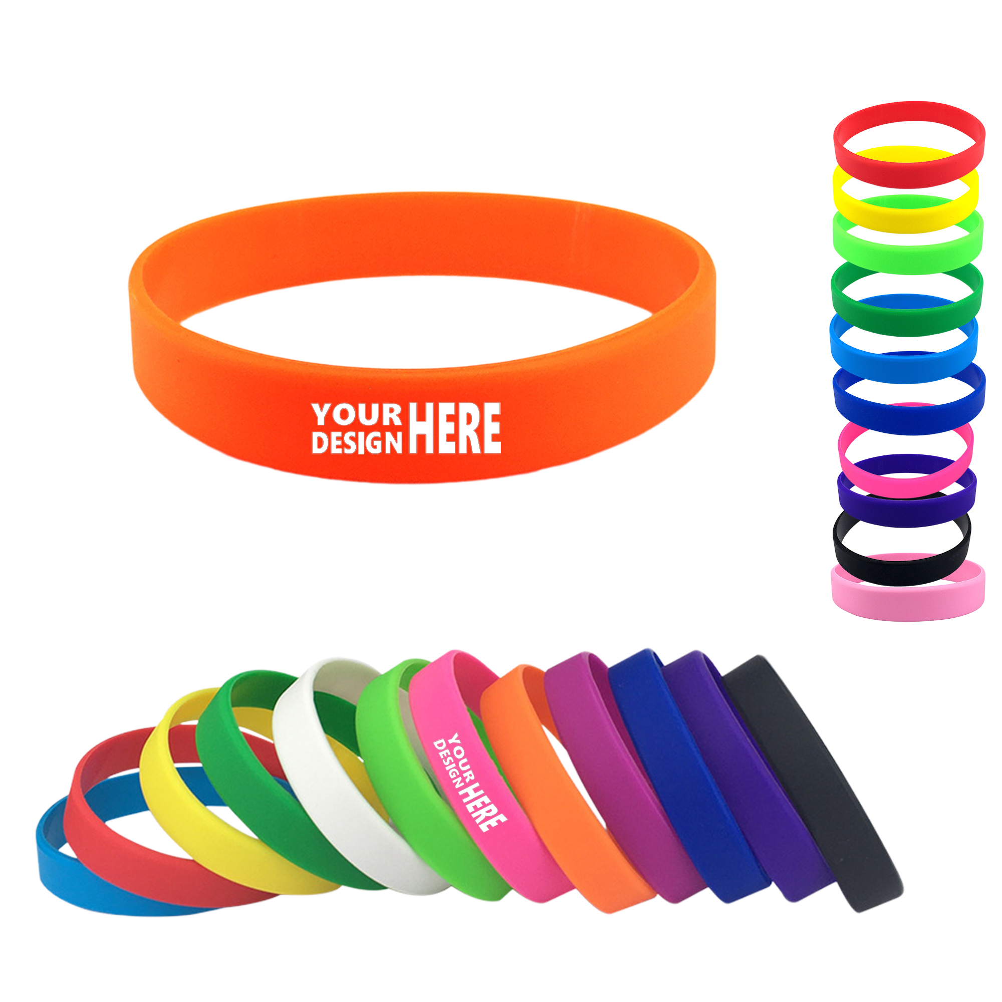 Customizable Silicone Exercise Wristbands MOQ 100PCS 1