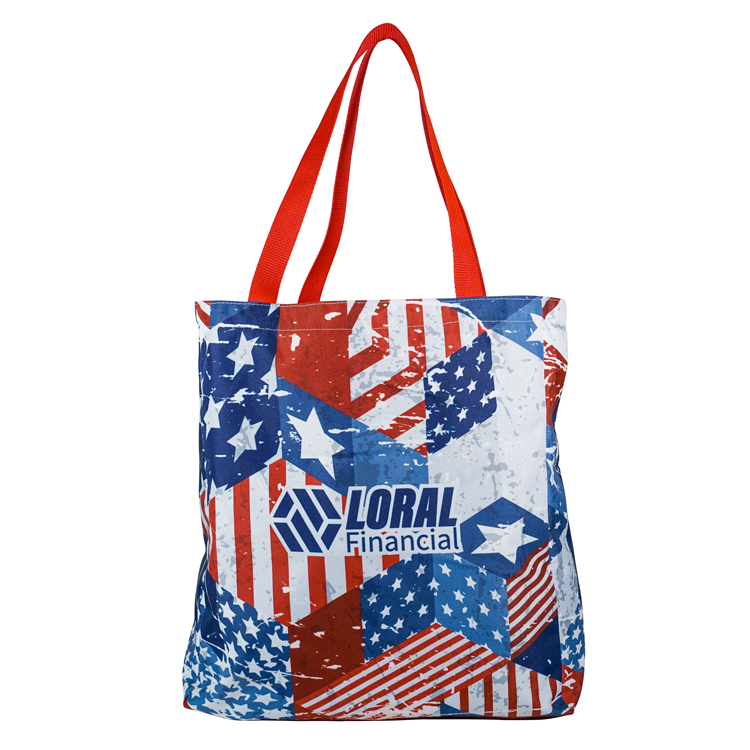 Medium Full Side Gusset Tote (16"H x 14"W x 5"D) 4
