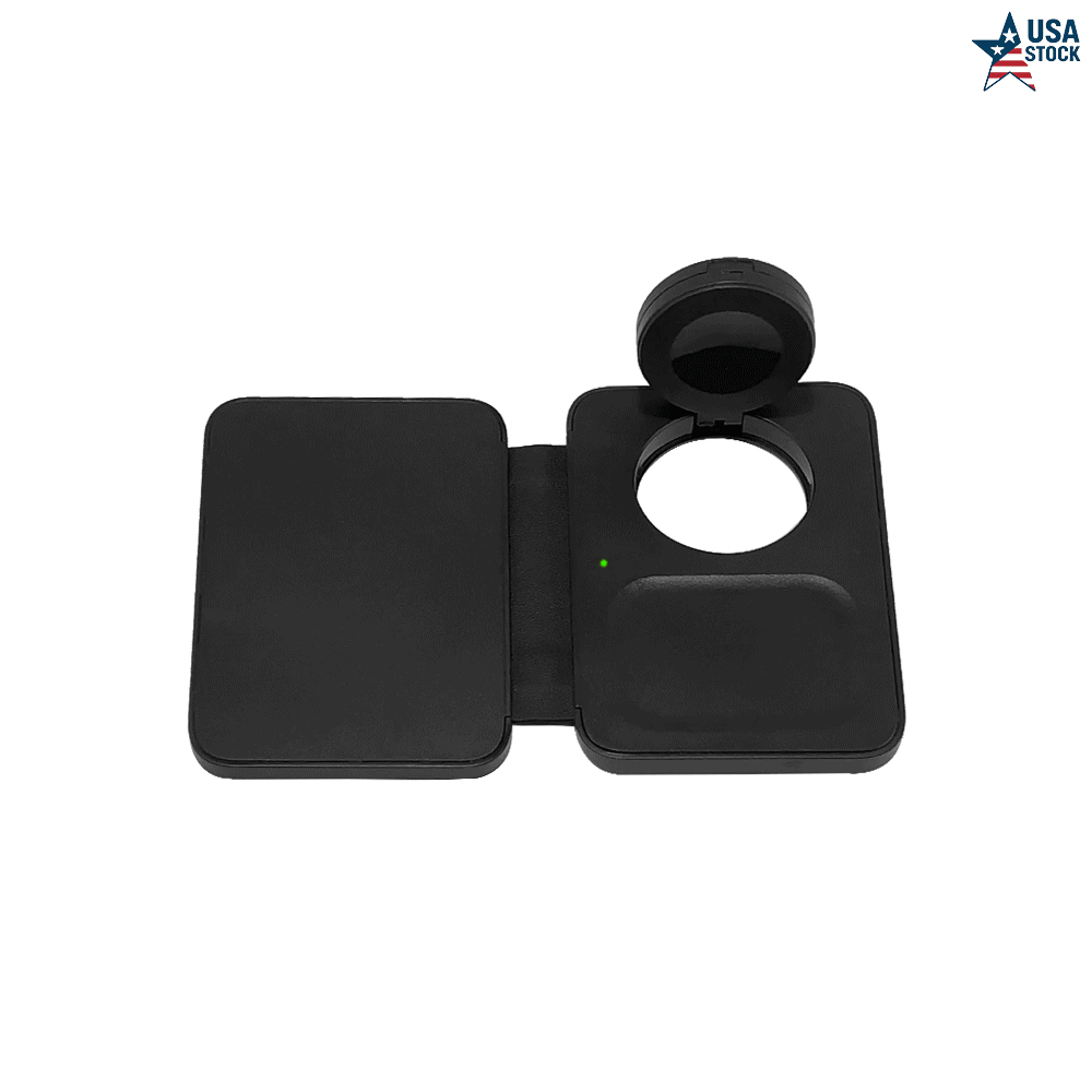3-in-1 Compact 15W Wireless Charging Pad 4