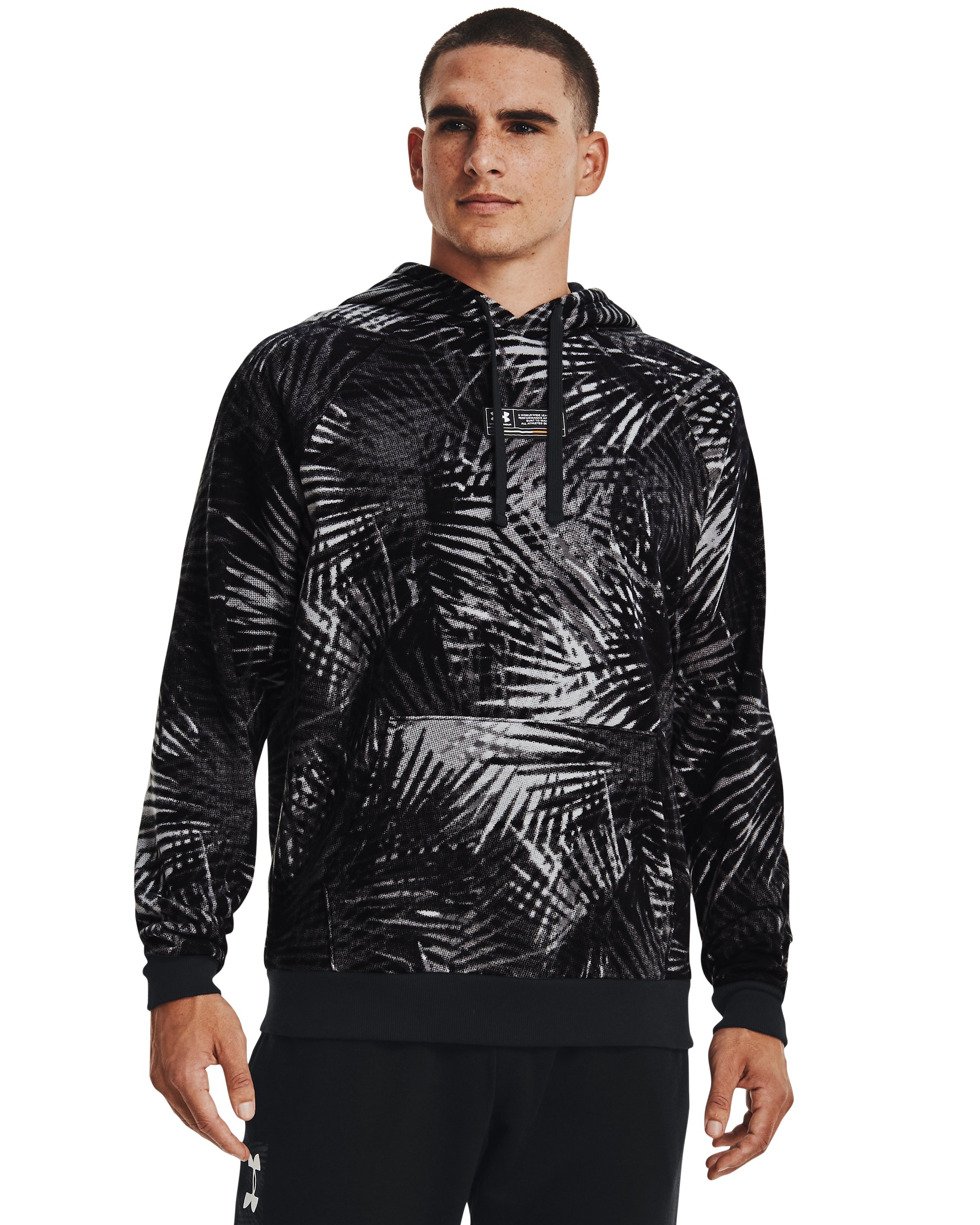 UA Rival Fleece Sport Palm Men's Hoodie 2