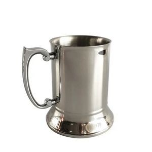 18 OZ Double Walled Stainless Steel Beer Stein 7