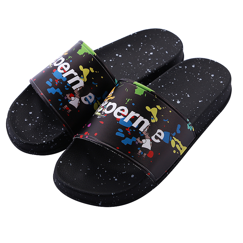 Dotted Summer Bath Slide Sandals 2