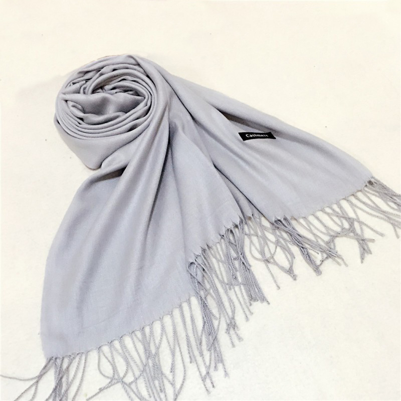 210GSM Cashmere Pashmina Scarf With Fringes 3
