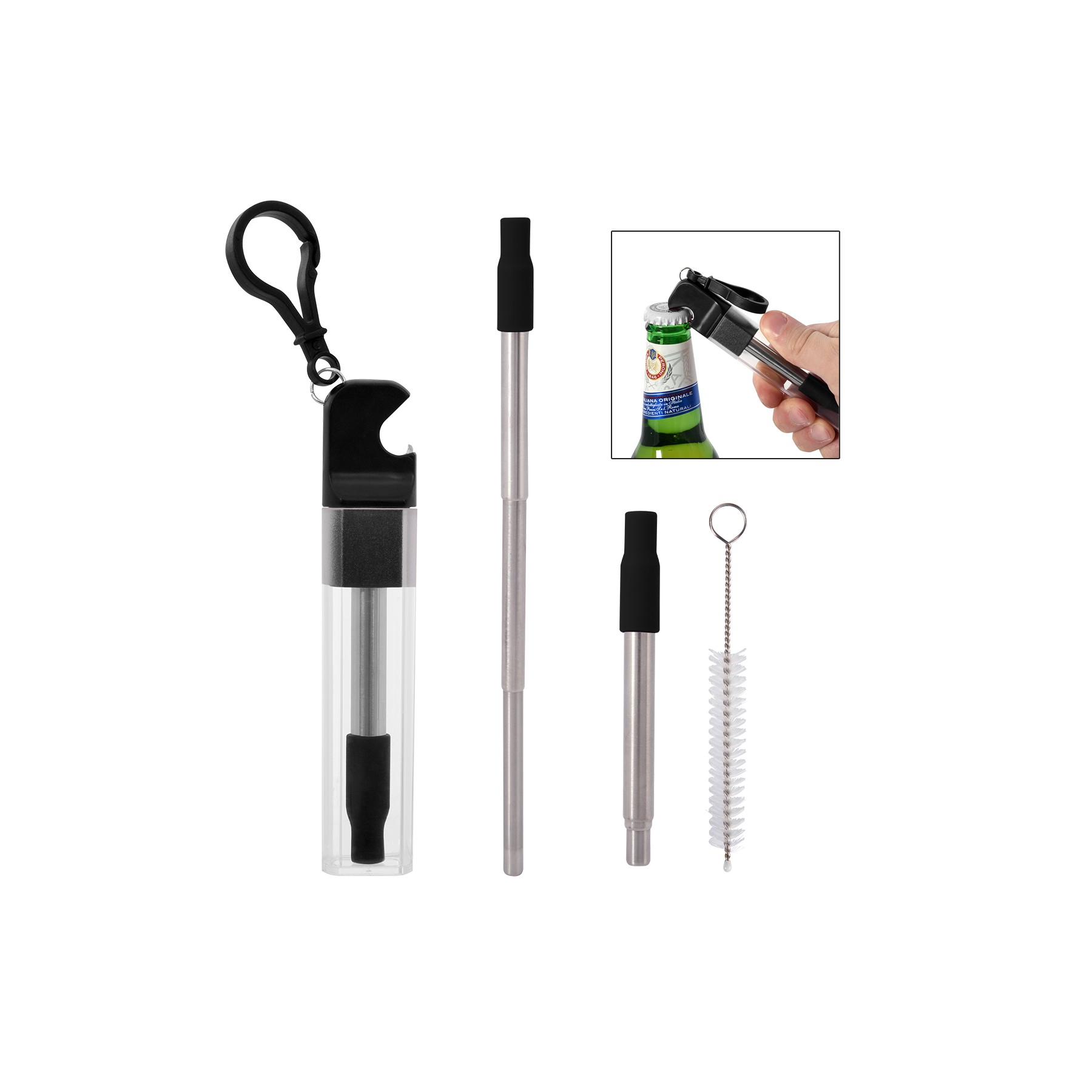 Straw Kit With Bottle Opener 2