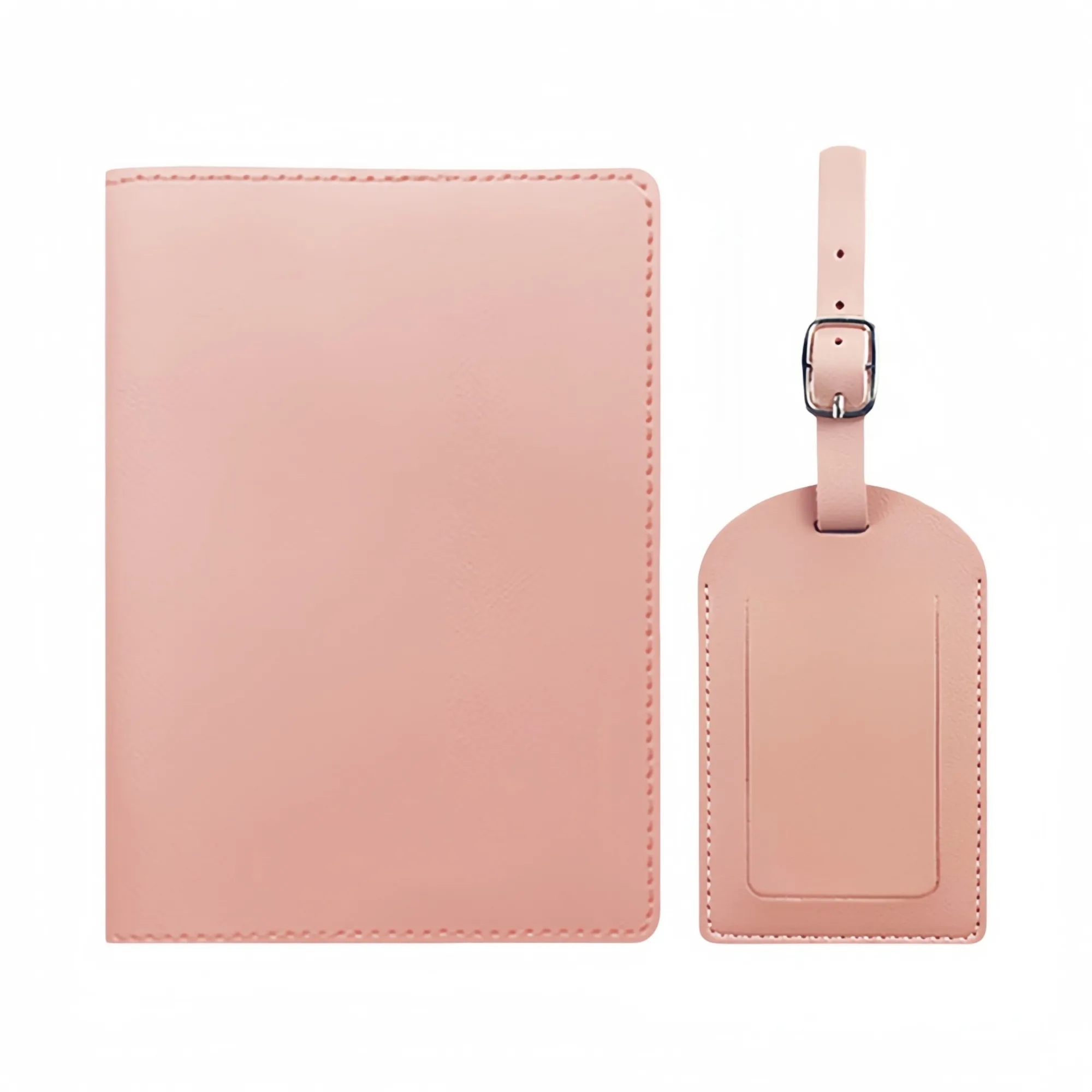 Premium PU Leather Passport Holder & Luggage Tag Set 12