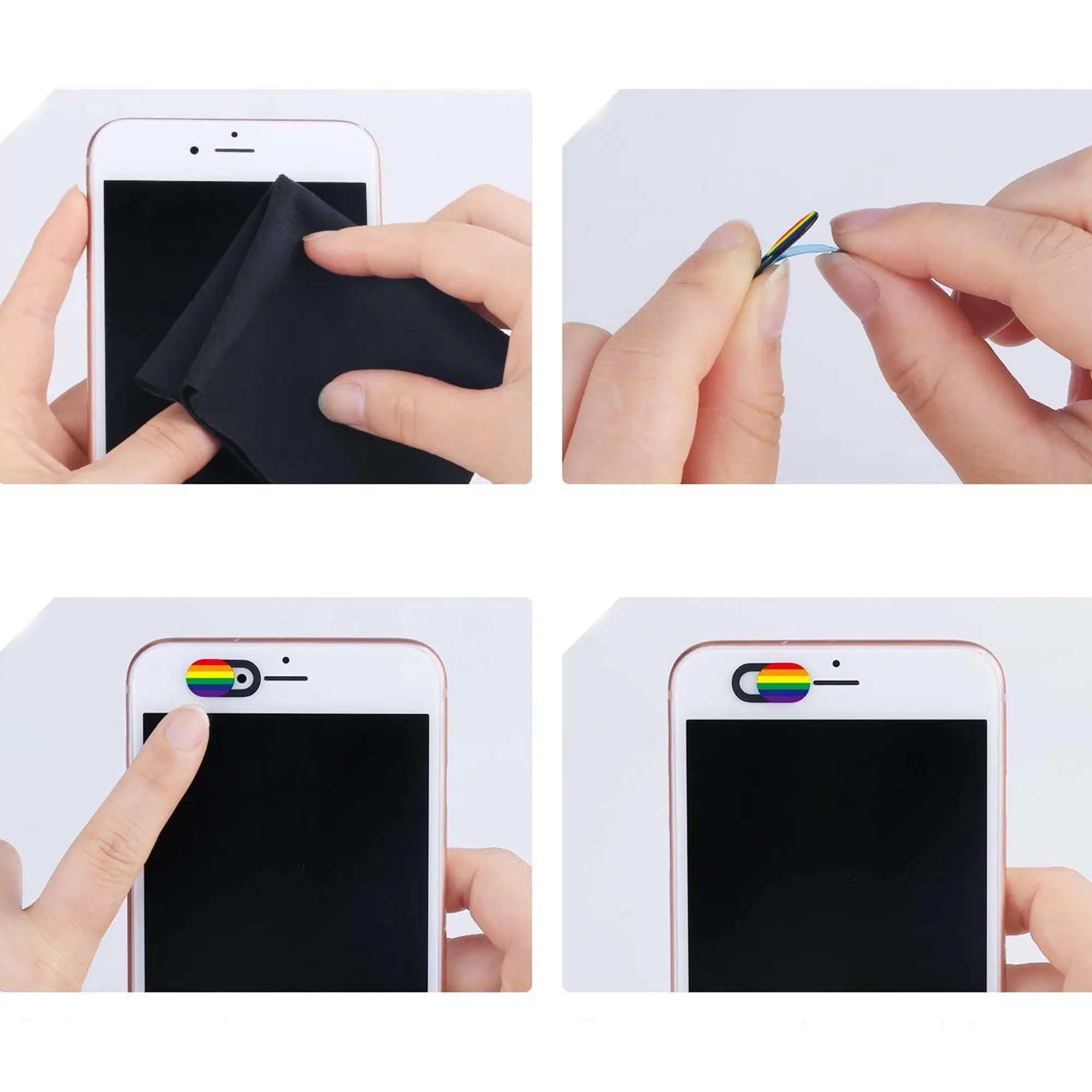 MOQ 20pcs ABS Computer Mobile Phone Camera Privacy Cover 6