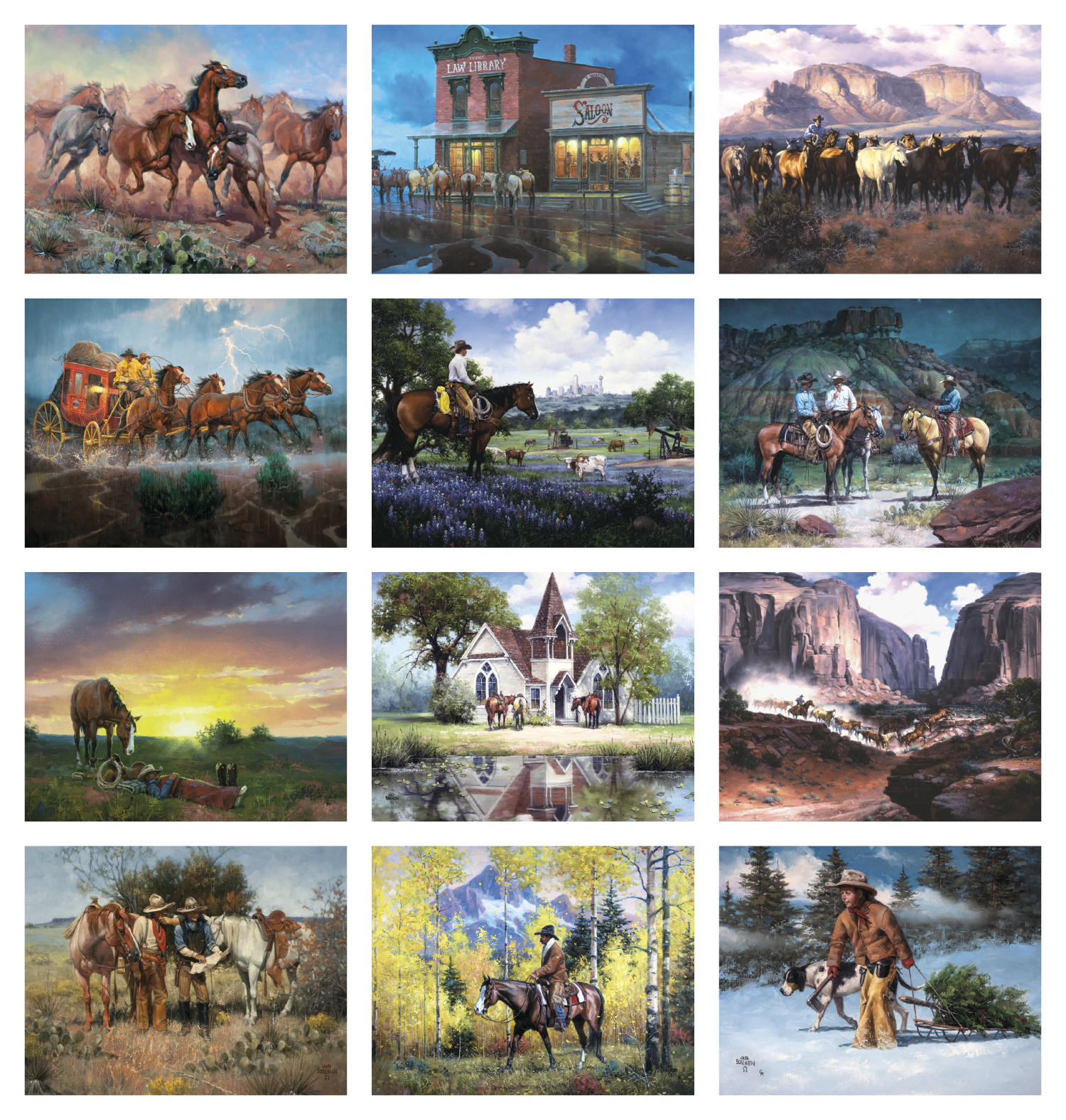 Good Value™ Western Frontier - Stapled Calendar 27