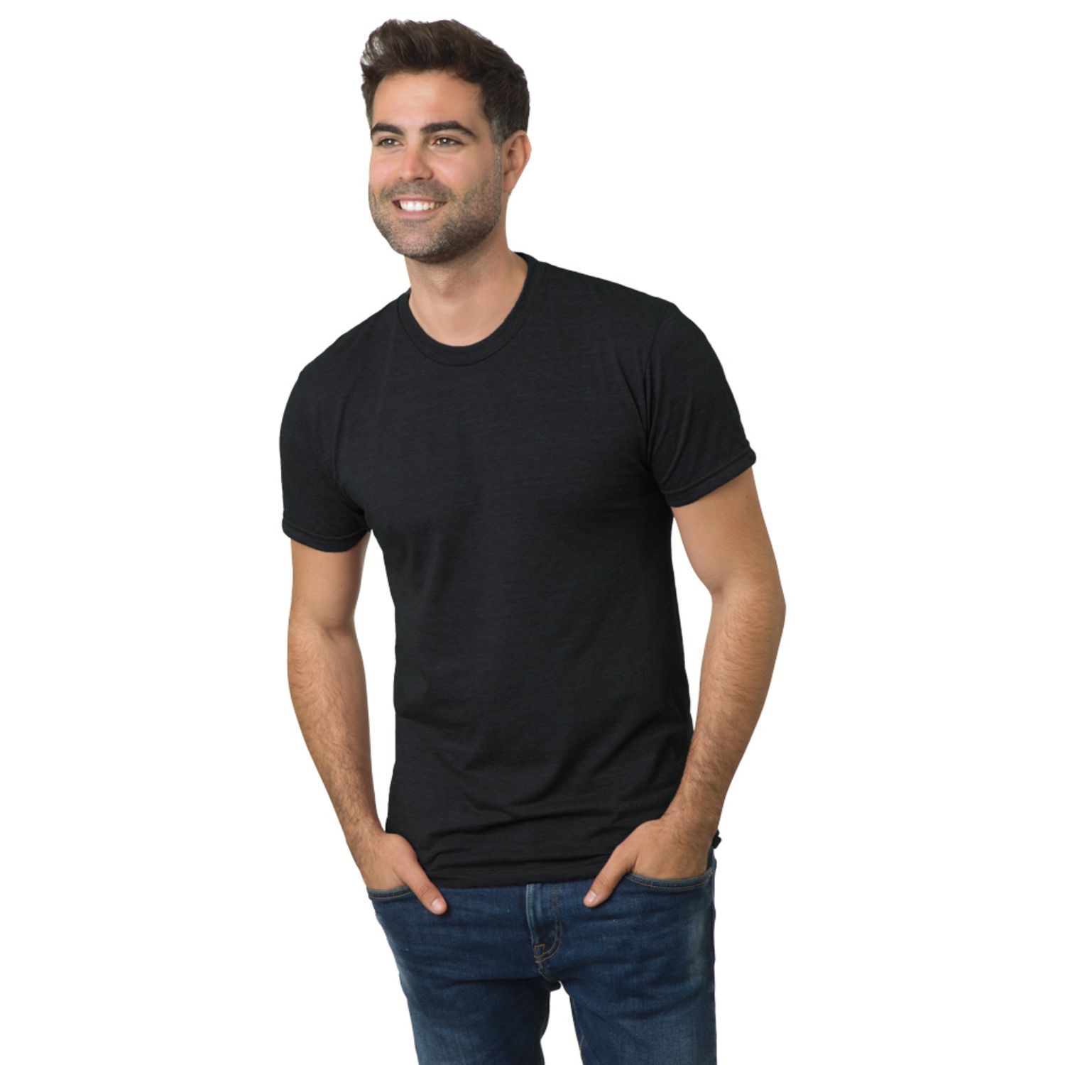 Premium USA-Made Triblend Crew Unisex Tee Shirt 3