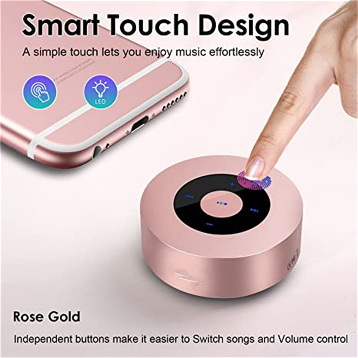 Smart Touch Screen Bluetooth Speaker 5