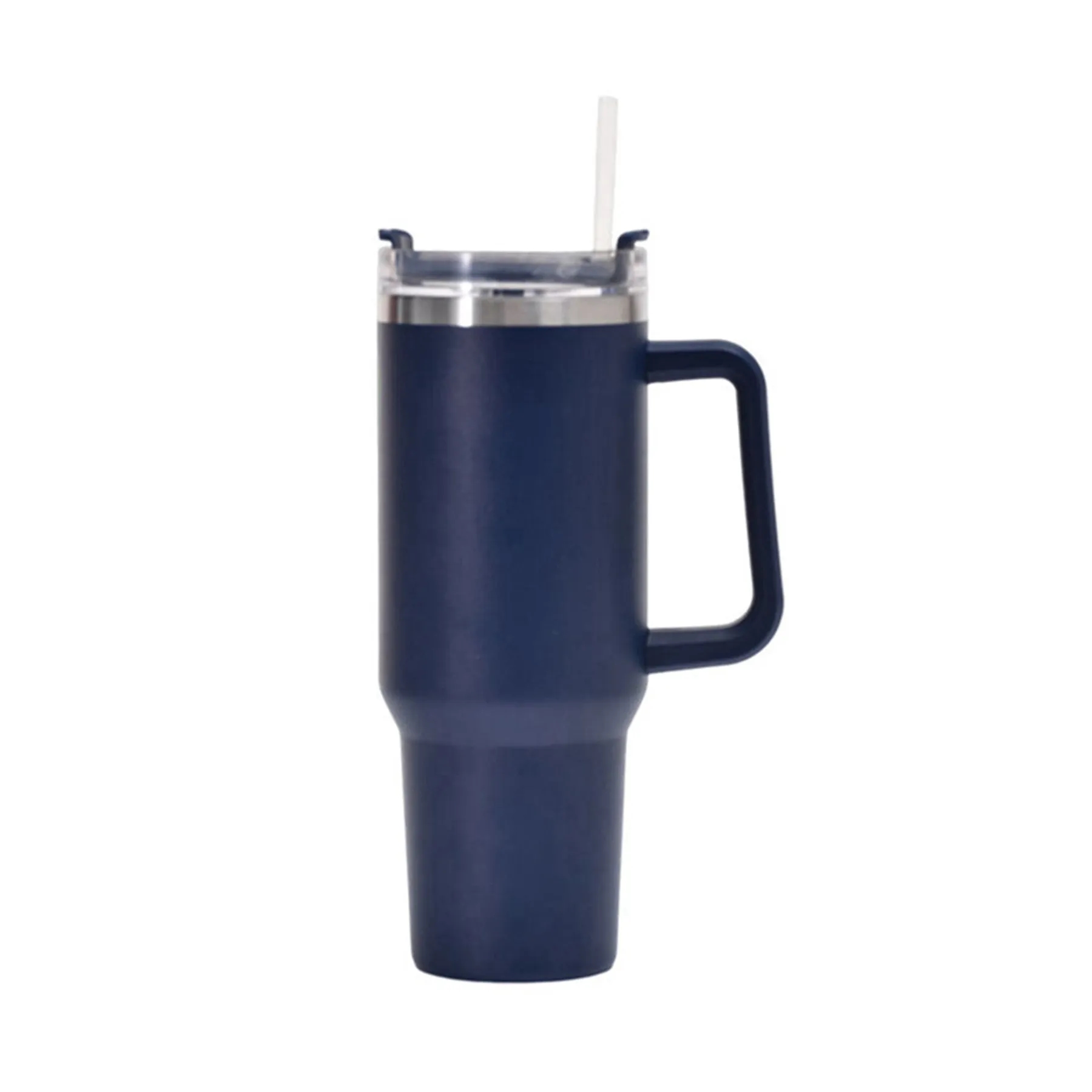 40 oz Vacuum Tumbler with Handle and Straw Lid 15
