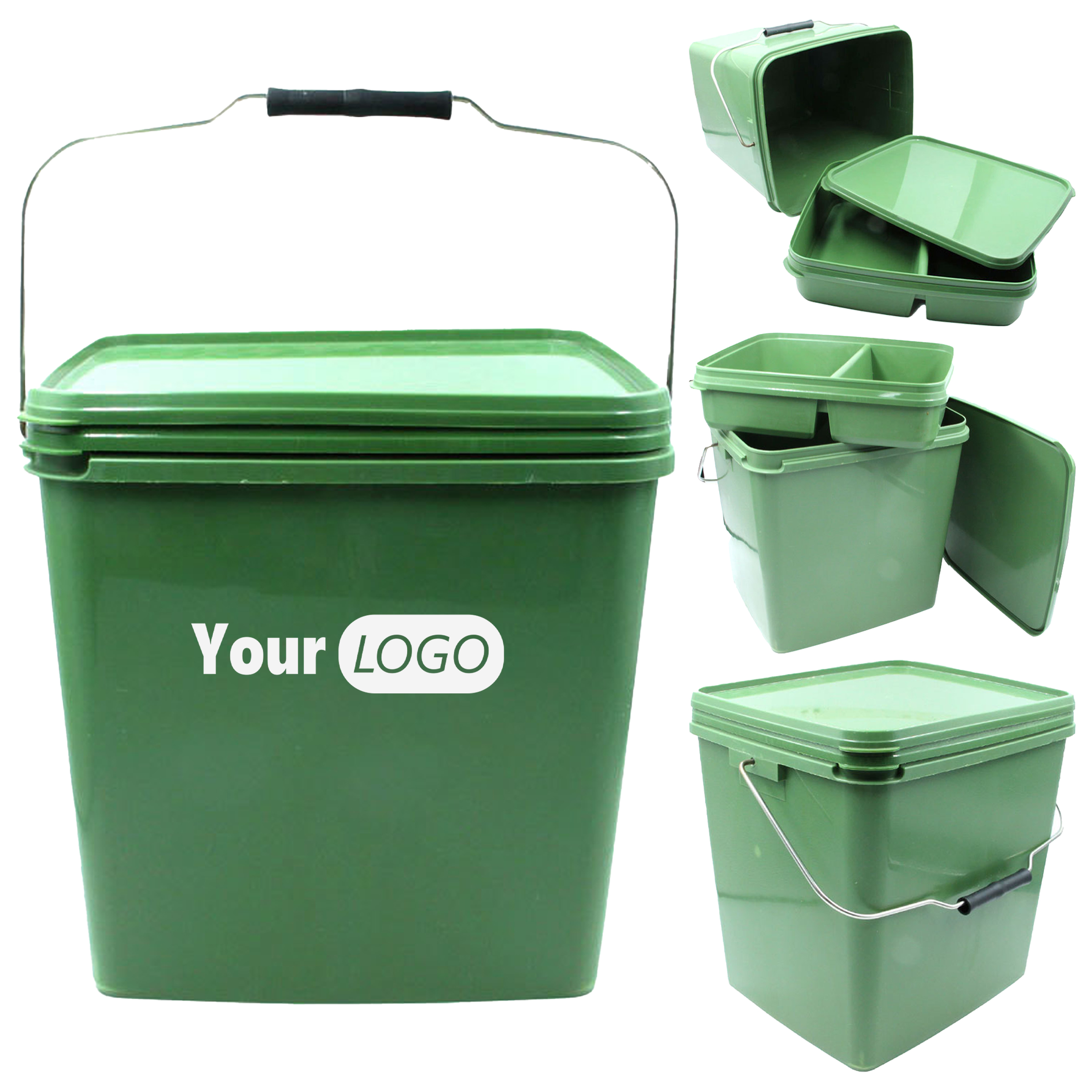Plastic Fishing Bait Bucket 5