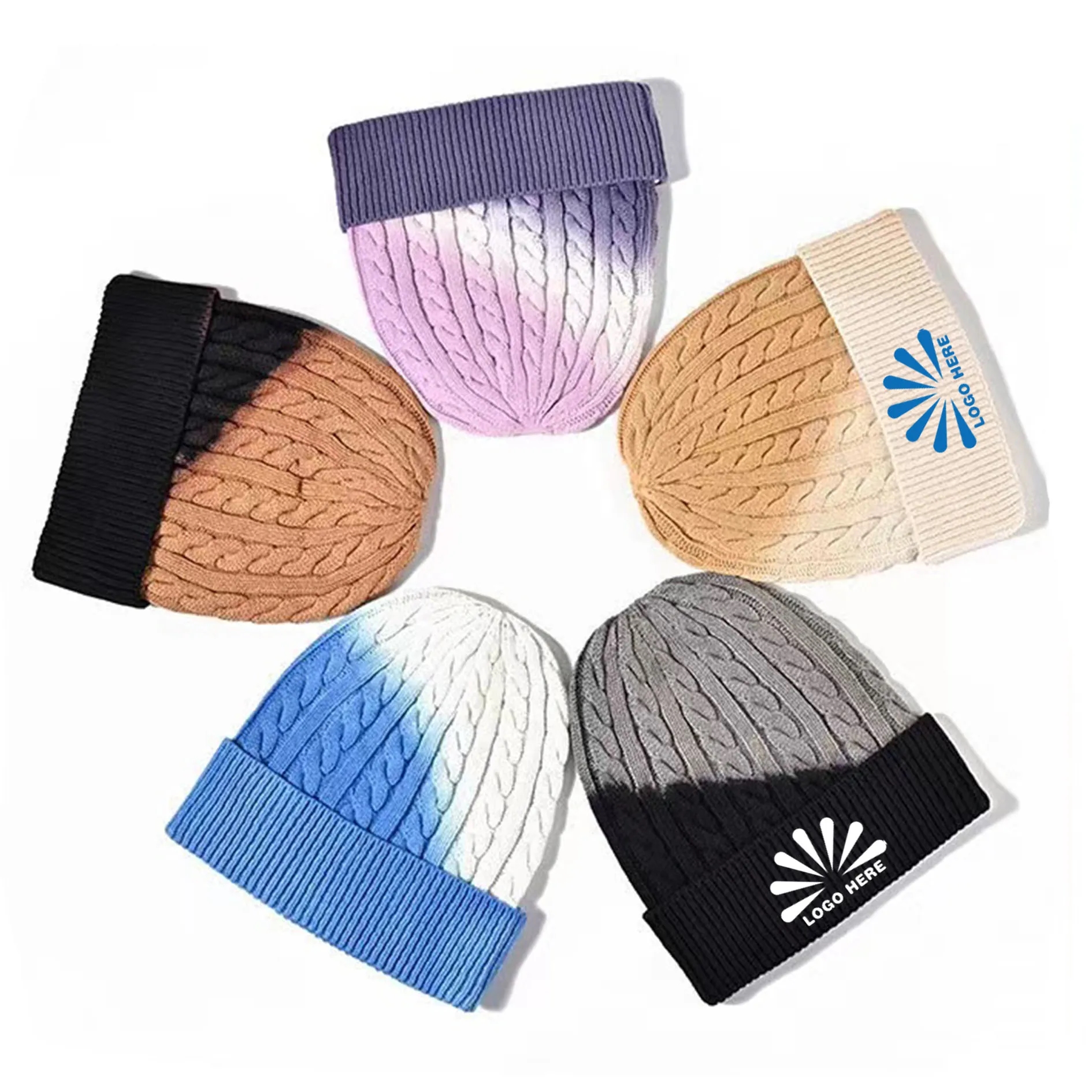 Winter Warm Knitted Hat Customization