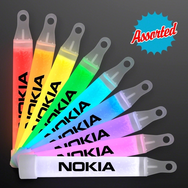 4" Mid-Size Glow Sticks with Lanyard 5
