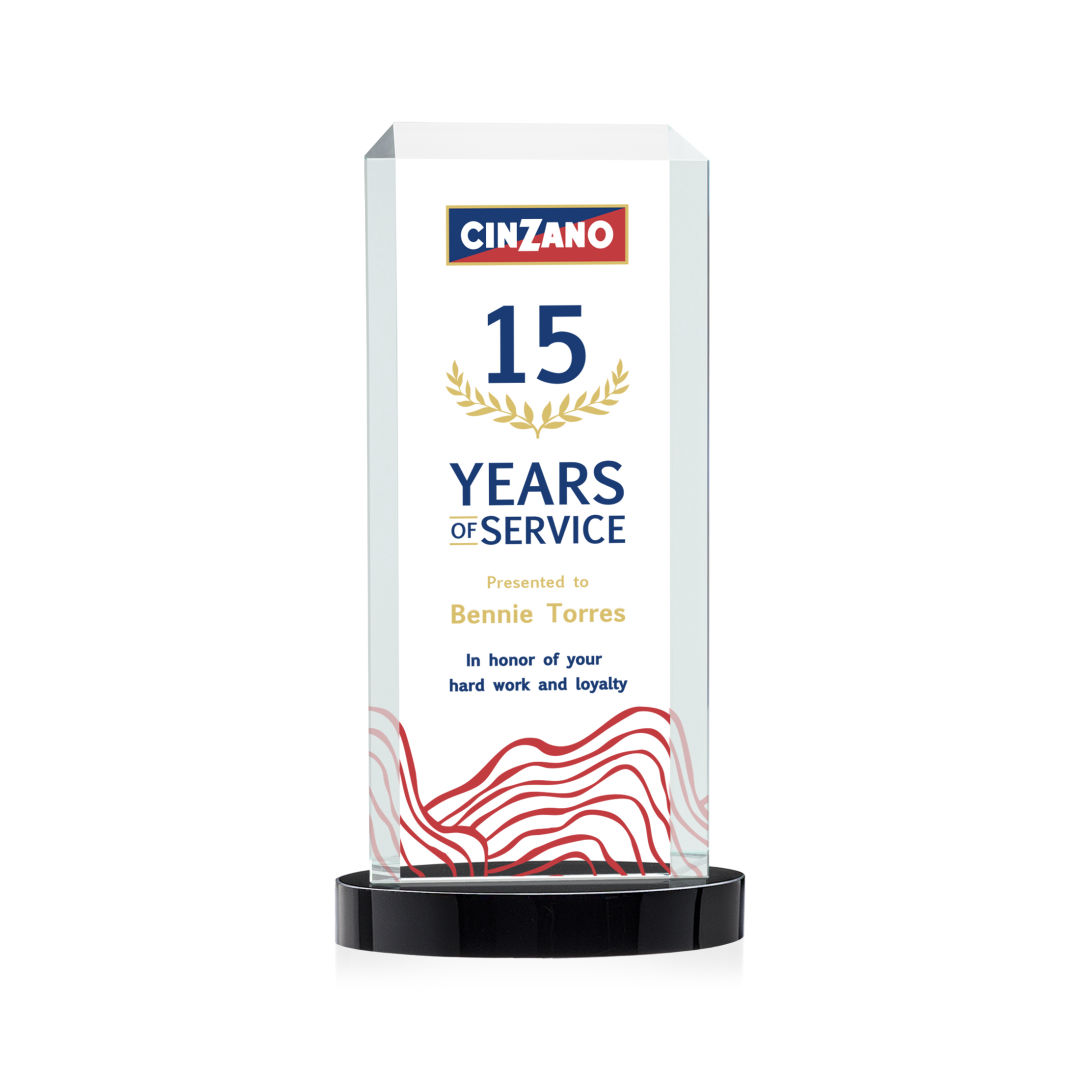 Dalton VividPrint™ Award on Alberton Base - Black 8