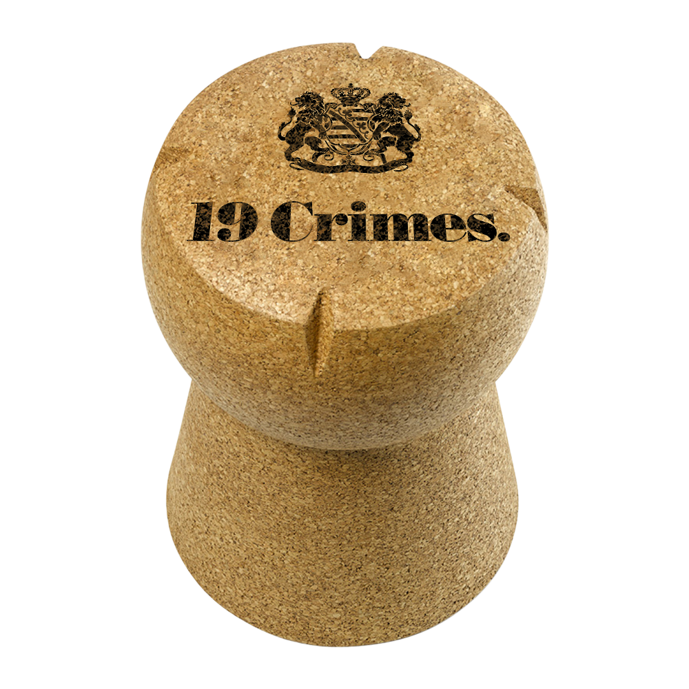 XL Champagne Cork Stool & Side Table 9