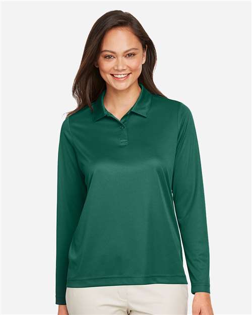 Women's Zone Performance Long Sleeve Polo - TT51LW 15