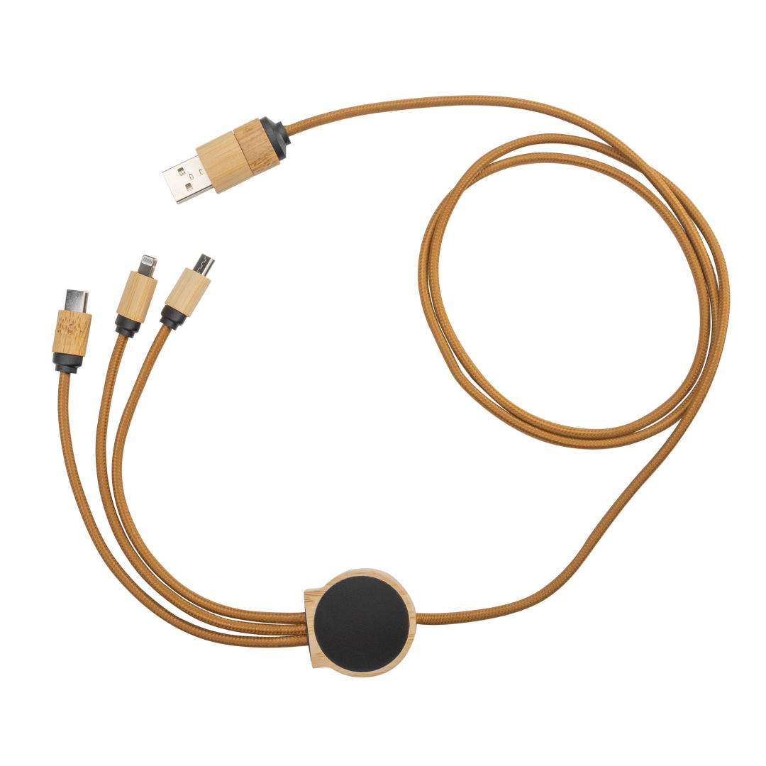 Ballmer Bamboo Light-Up Multi-Charge Cable 5