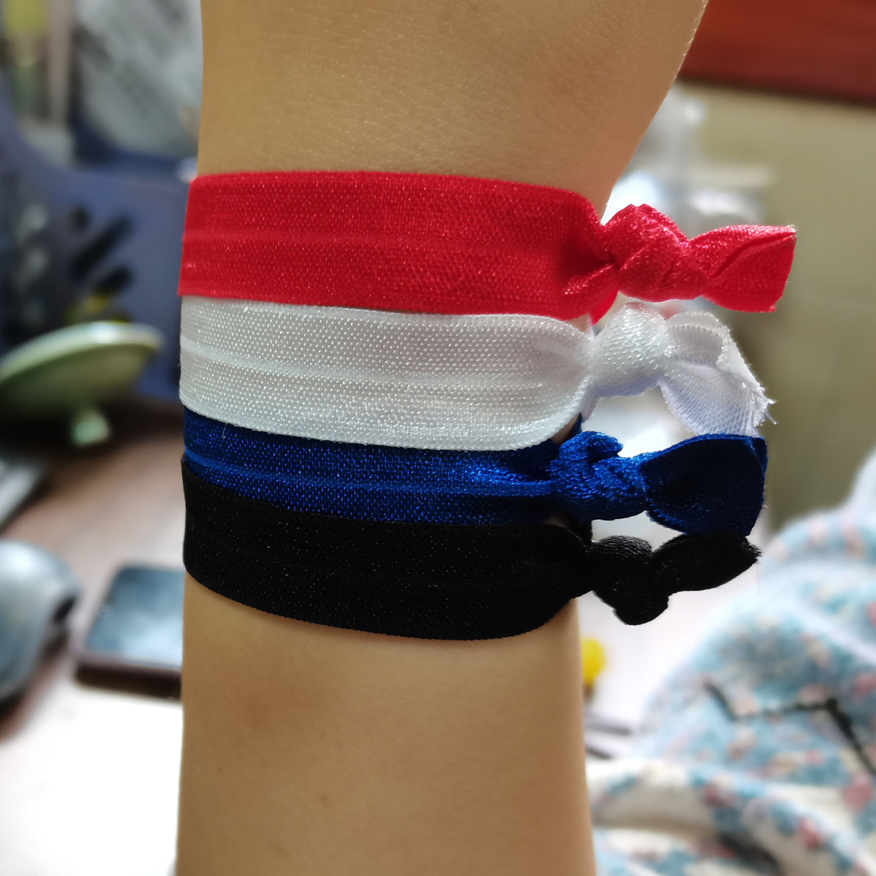 Vibrant Elastic Knotted Hair Ties 2