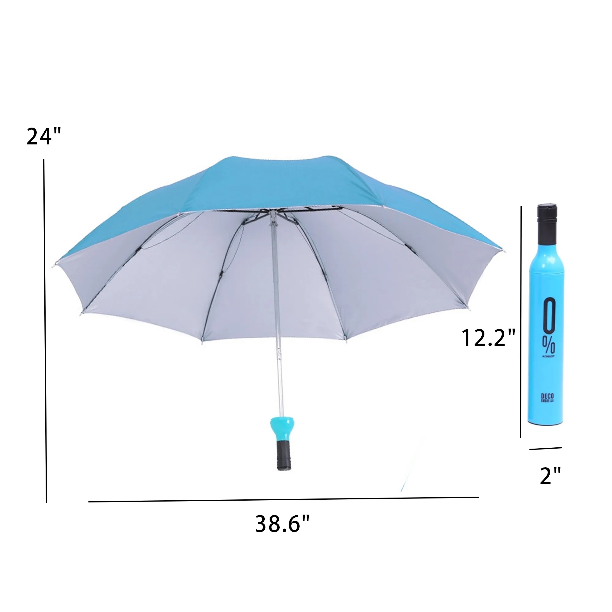 Creative Wine Bottle Shaped Umbrella 2