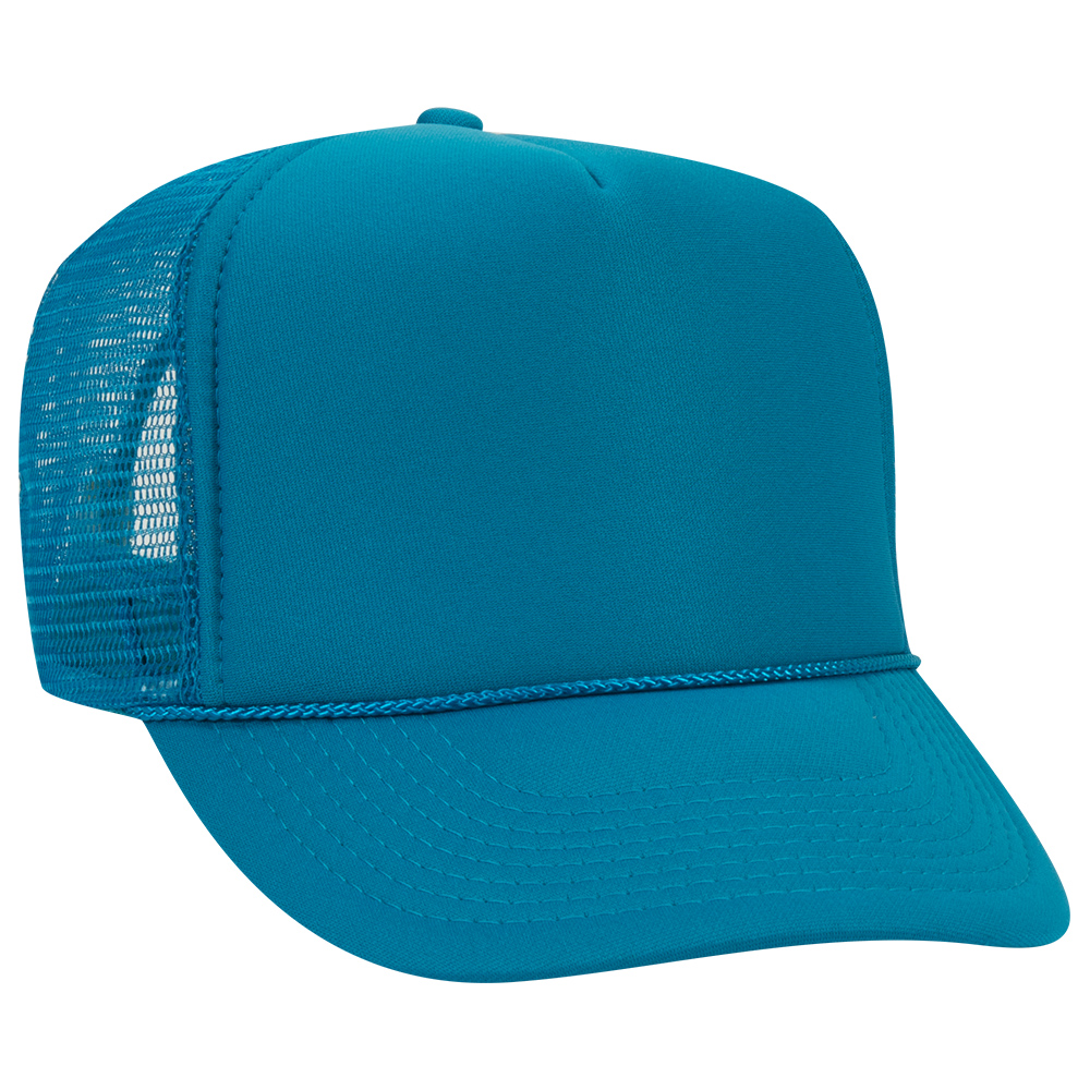 OTTO CAP® 5 Panel High Crown Mesh Back Trucker Hat 181