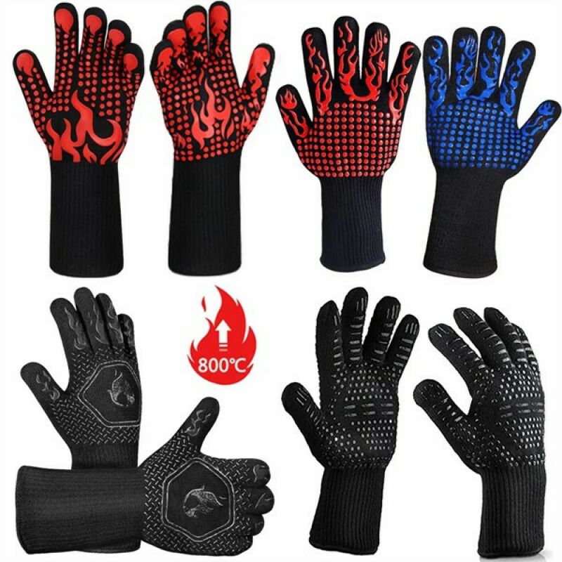 BBQ Gloves Oven Mitts