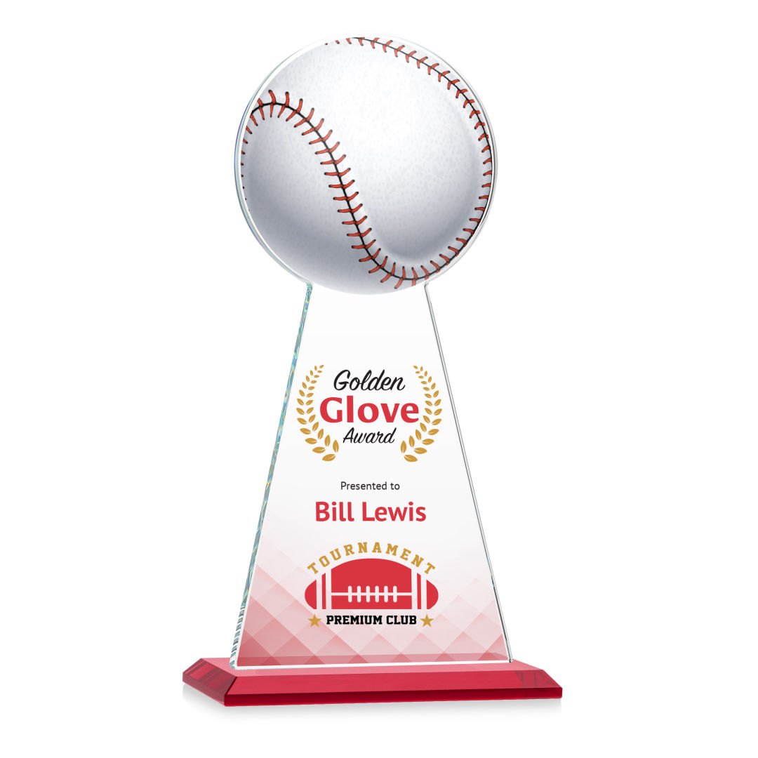 Edenwood Baseball VividPrint™ Award - Red 12